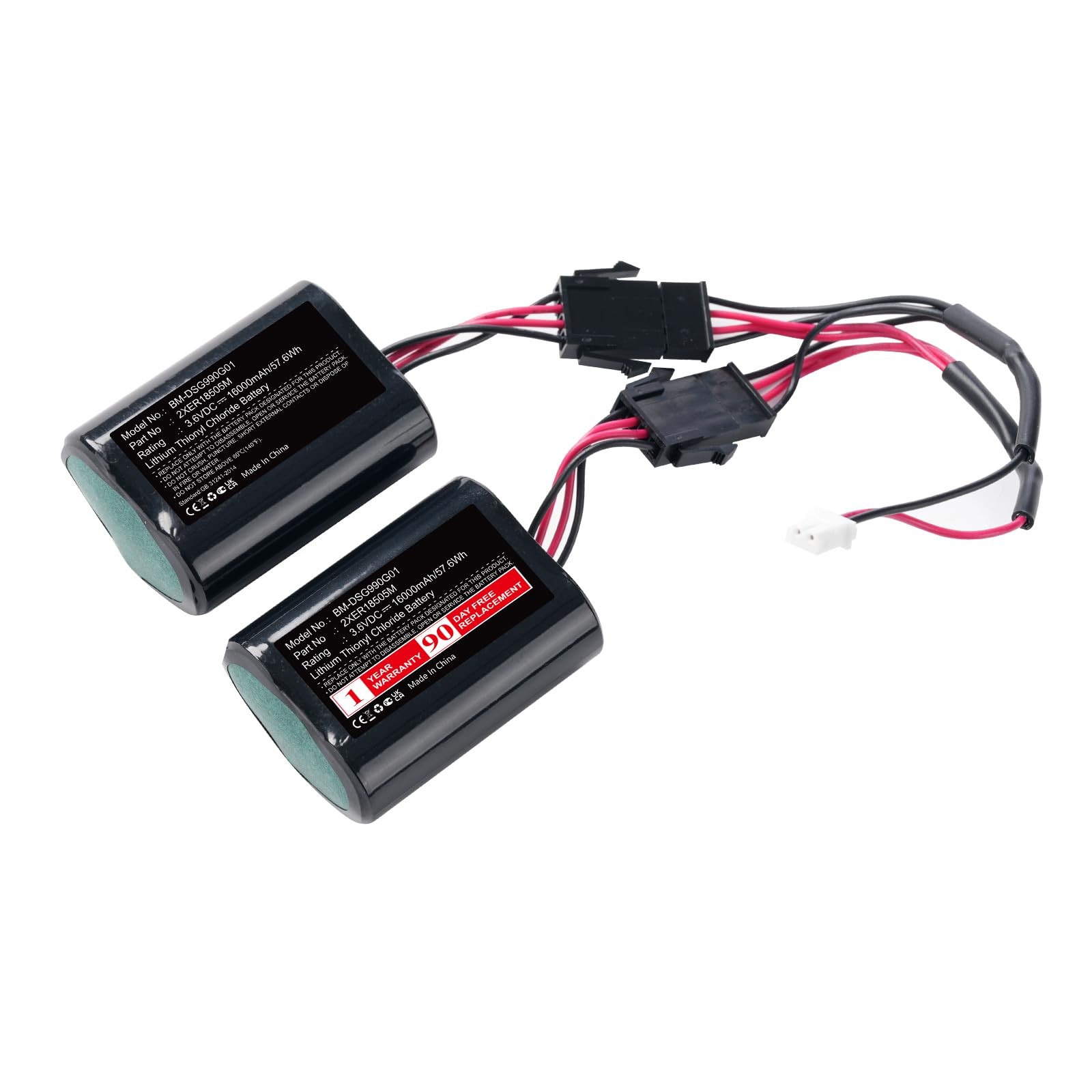 103-304742 Battery for Visonic MCS-720B MCS-740 Siren 2XER18505M, DSC Siren P…