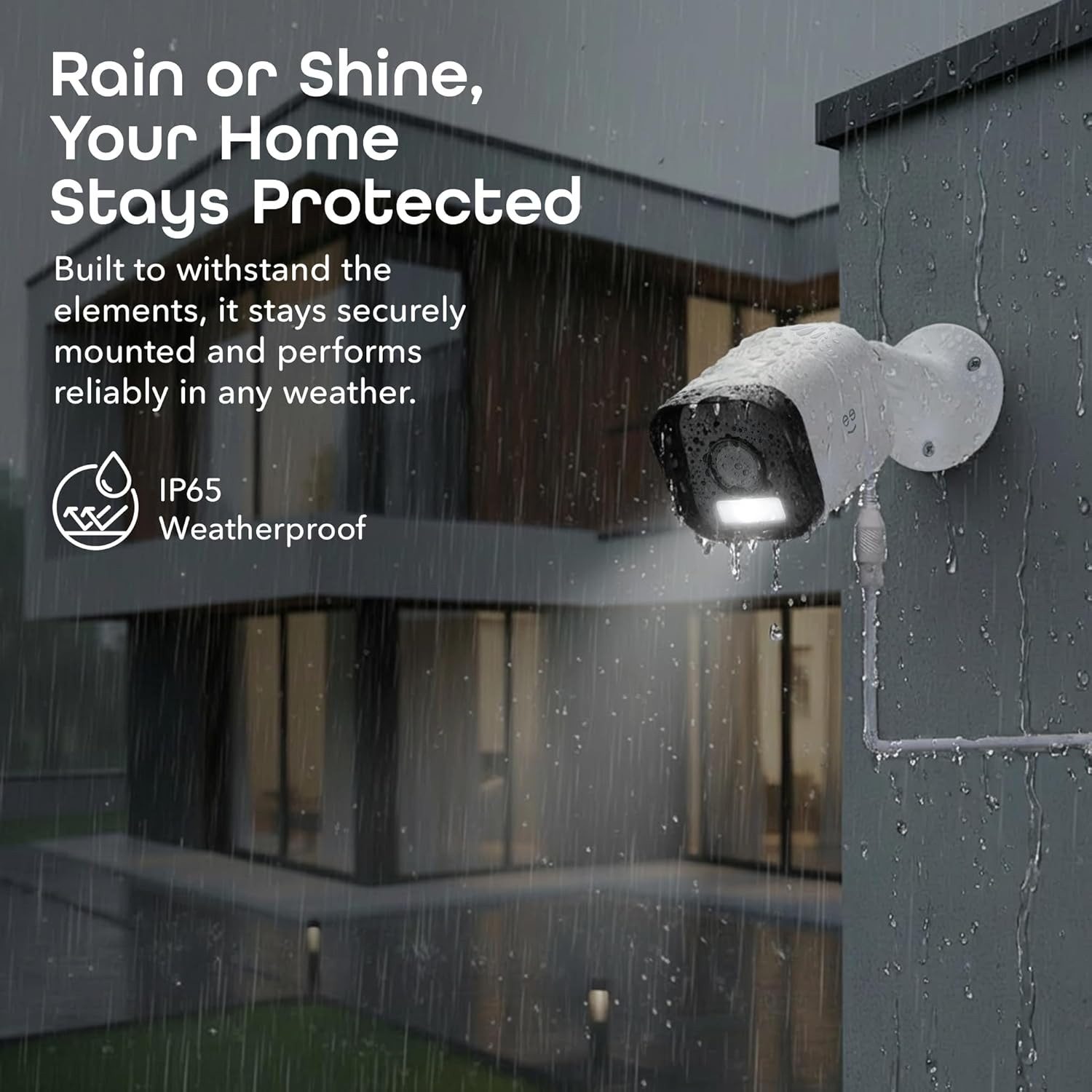 Hawk 3 4MP Smart Outdoor Security Camera – 2K Ultra HD Wifi Surveillance Camera