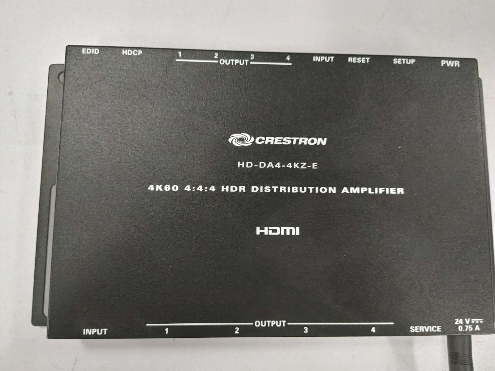 Crestron HD-DA4-4KZ-E 4K60 4:4:4 HDR Distribution Amplifier
