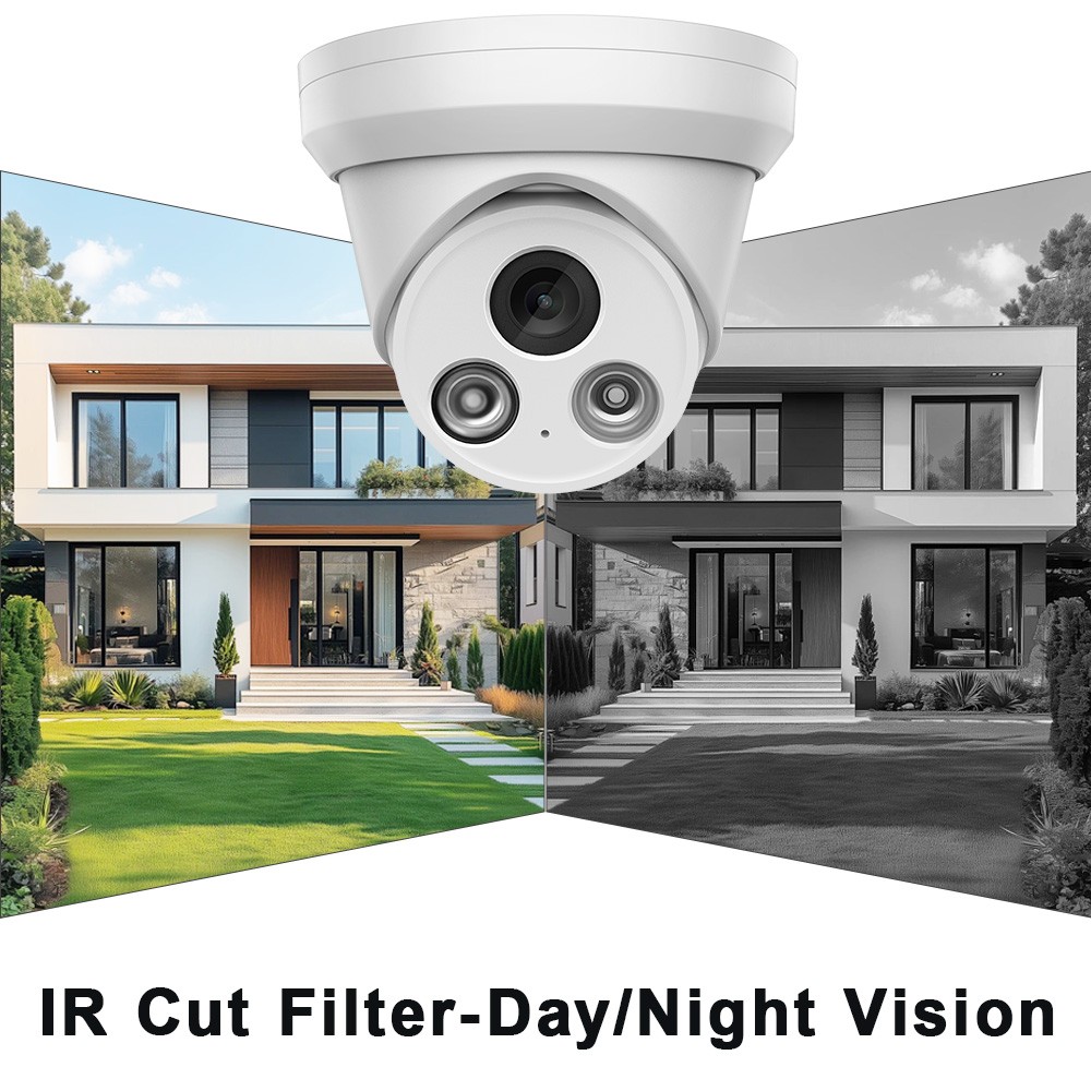 VIKYLIN 4MP IR 30M Night Vision Home IP Camera MIC WDR Outdoor IP67 Waterproof