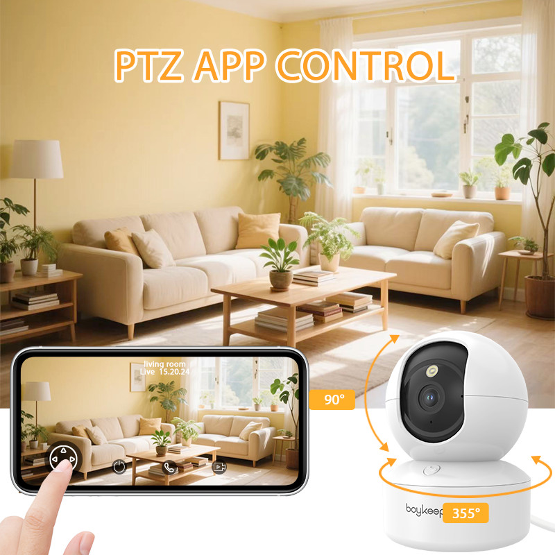 Wireless 5G WiFi Security Camera 2K Smart Indoor Night Vision Wired Cam 2PCS
