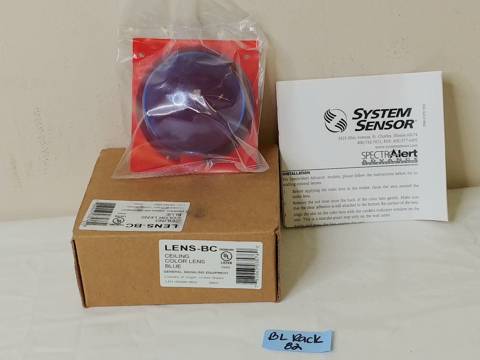 System Sensor LENS-BC Blue Lens