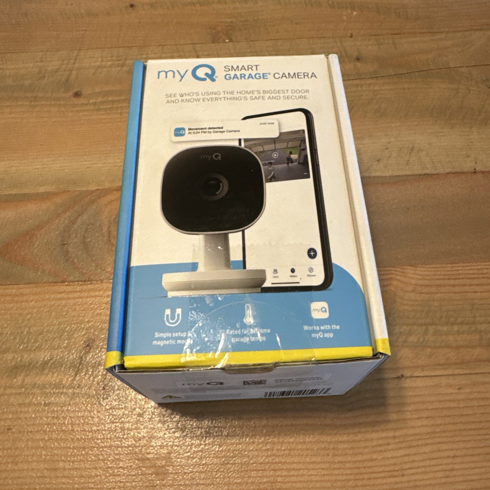 NEW Chamberlain MyQ Smart Garage Camera 1080p Night Vision Motion Detect myQ App