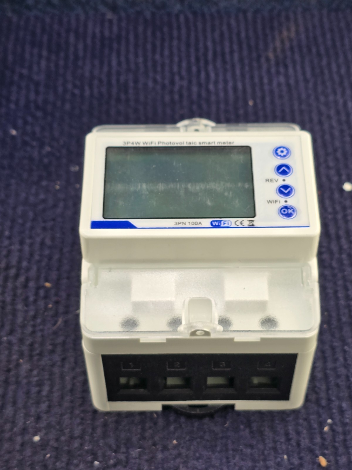 3P4W: WiFi Photovol taic Smart Meter For Tuya Bidirectional Metering Energy