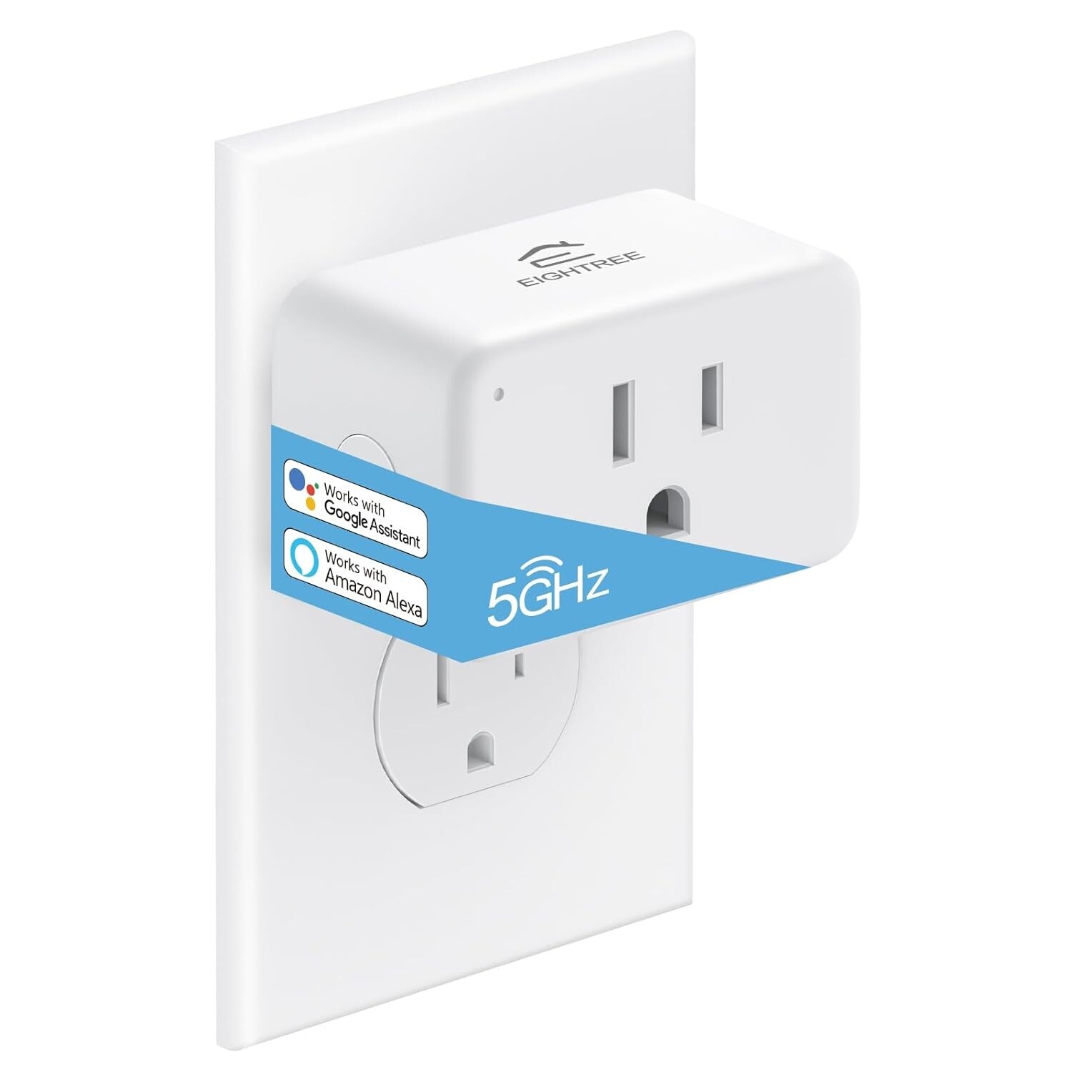Mini Smart Plug 5GHz & 2.4GHz Wi-Fi, Compatible with Alexa & Google …