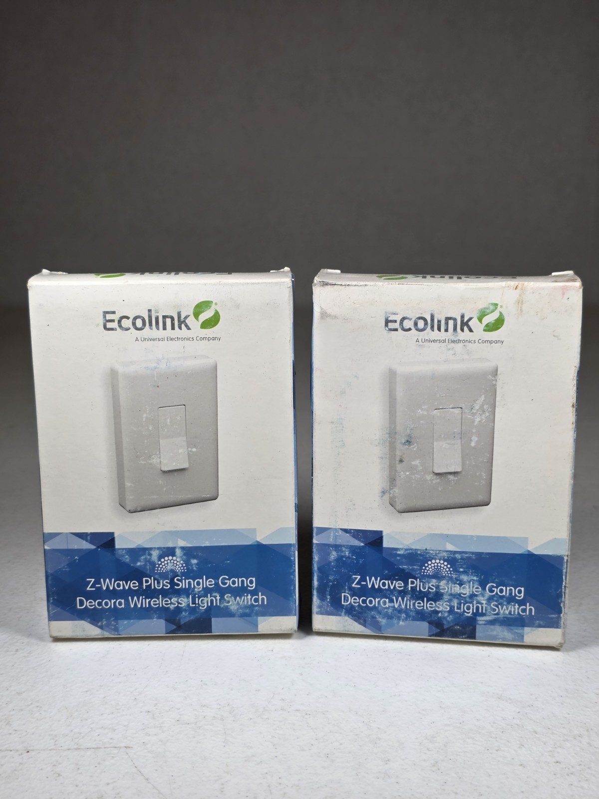 Ecolink DLS-ZWAVE5 Z-Wave Plus Decora Wireless Light Switch – Lot Of 2
