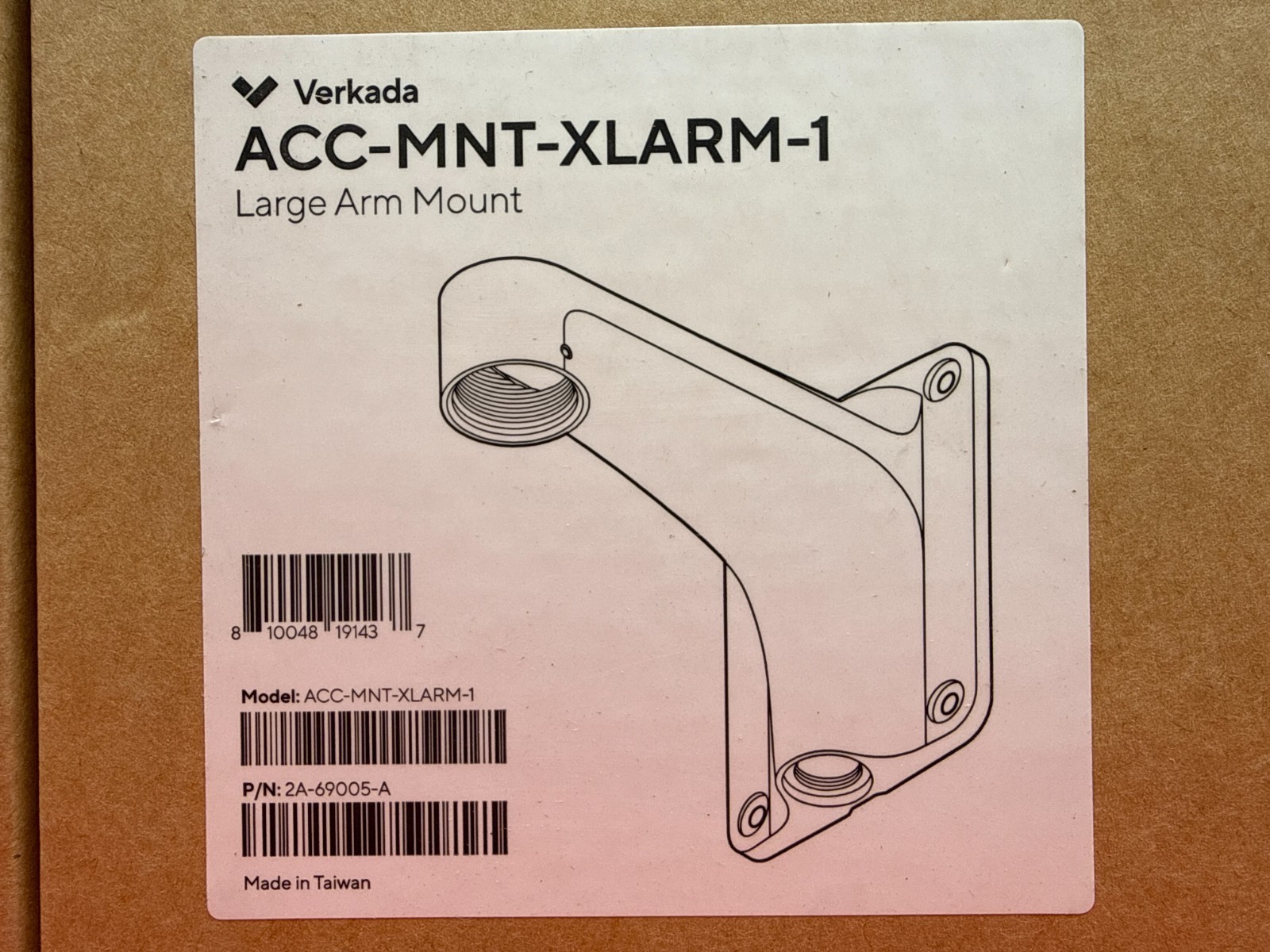 Verkada Camera Large Arm Mount ACC-MNT-XLARM-1 🇺🇸✨🇺🇸✨ BRAND NEW!