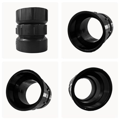 Lesso 1 1/2”ABS Union 1-1/2-Inch X 1-1/2-Inch Hub 1-1/2 x 1-1/2 Inch H Union