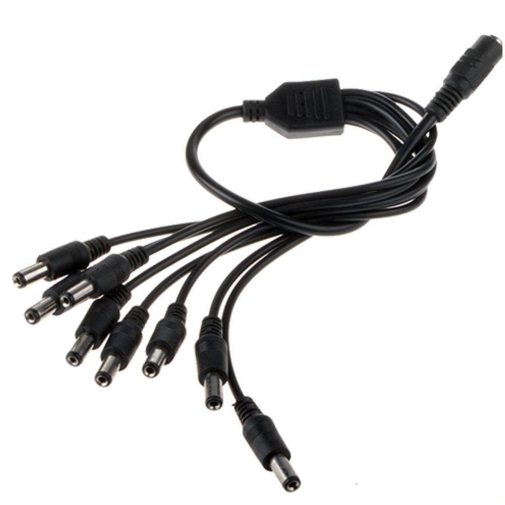 DC 12V 6A Power Supply Adapter +8 Split Power Cable for CCTV Security Camera DVR