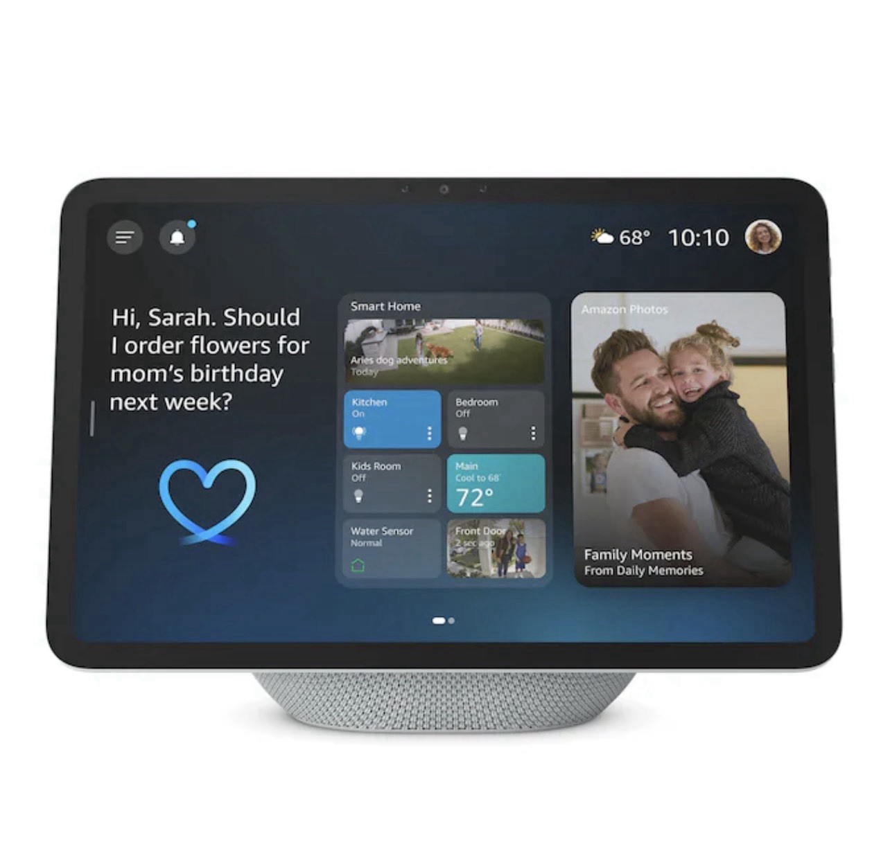 Echo Show 11 (Newest Model), Vibrant Full-Hd 11″ Display with More Viewing Area
