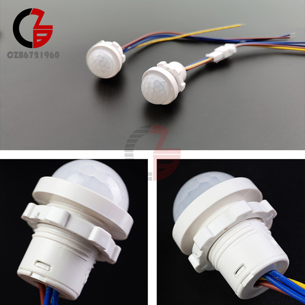AC110V-240V LED PIR Infrared Motion Detection Auto Sensor Light Switch Lamp 120°