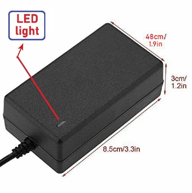 15V 3A 3000mA AC Adapter to DC Power Supply Charger Cord 5.5×2.1mm US plug