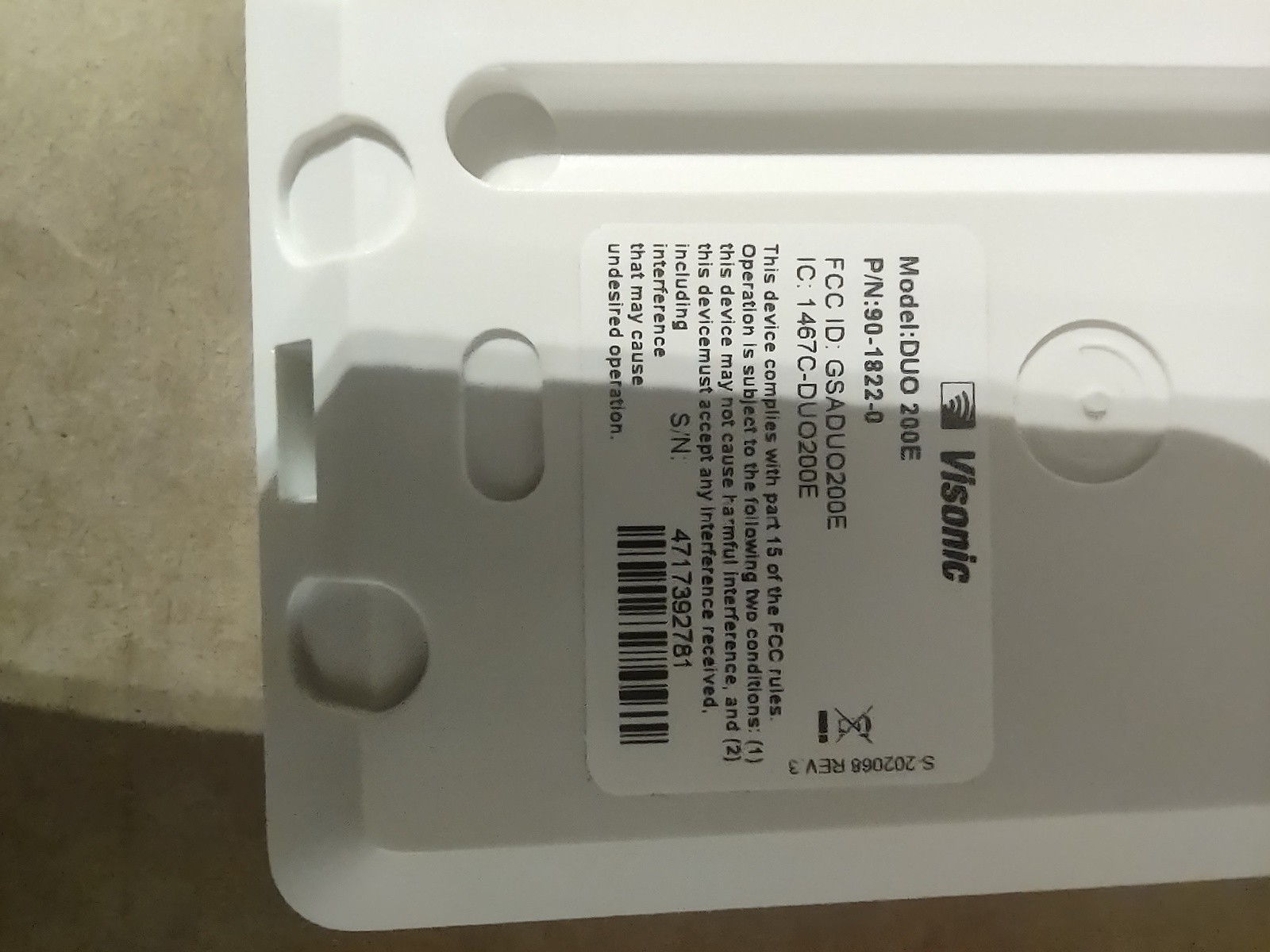 Visonic Motion Detector DUO 200E OPEN BOX FREE SHIPPING