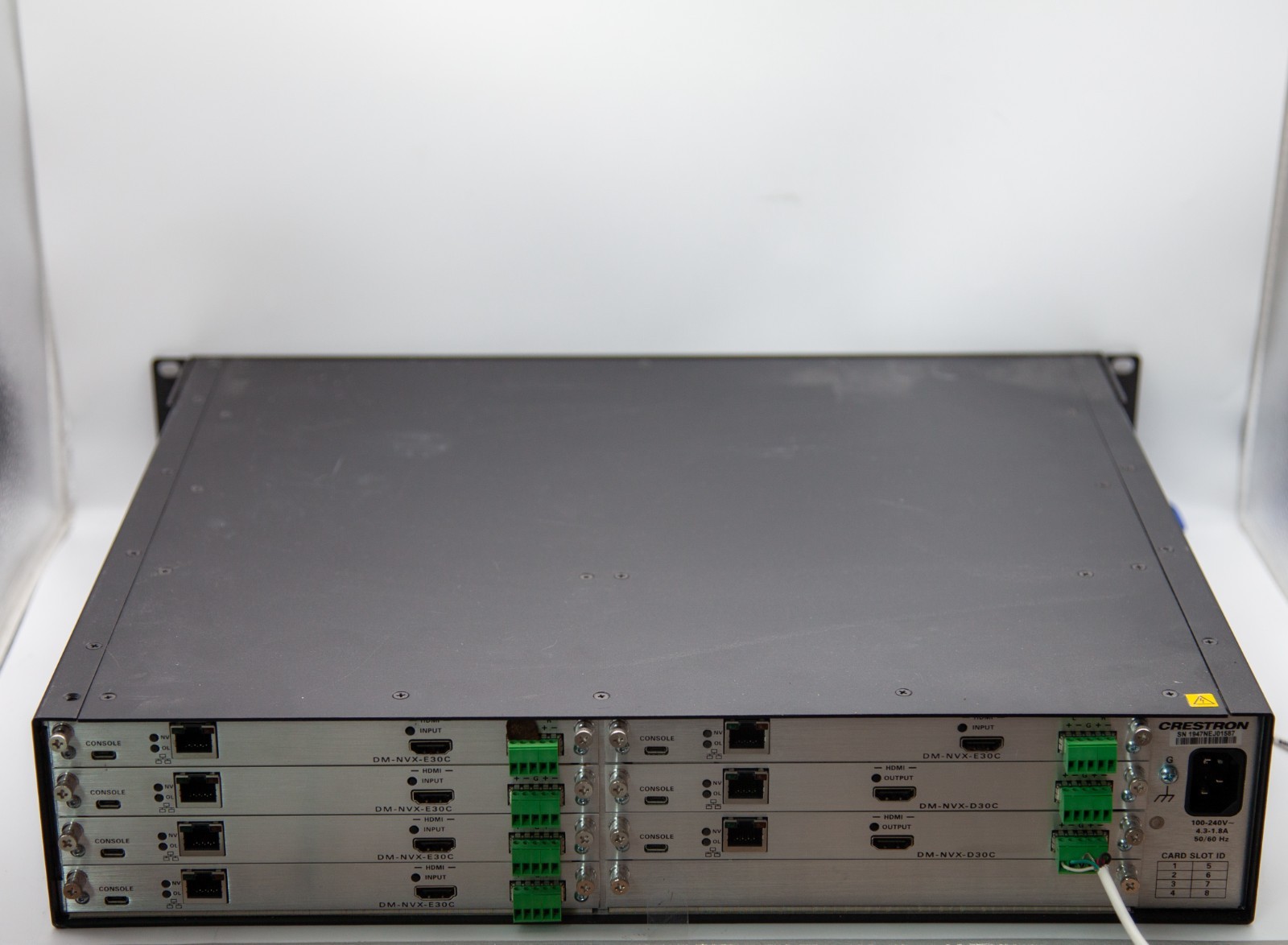 Crestron DMF-CI-8 DigitalMedia Card Chassis for DM-NVX-C & DMCF – Chassis ONLY