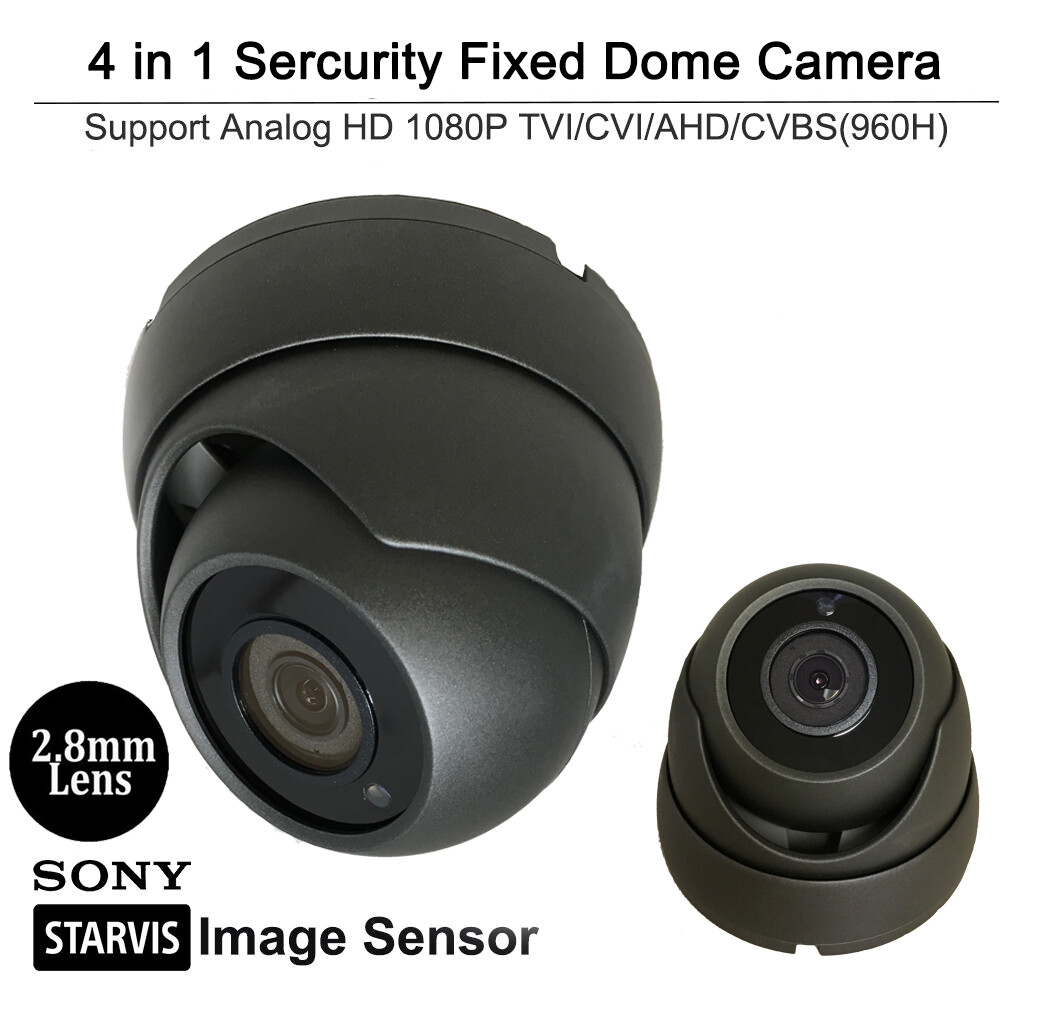 Security Camera System Wired DVR NVR 1080P HD 5in1 8CH Channel 2.8mm Fixed Lens