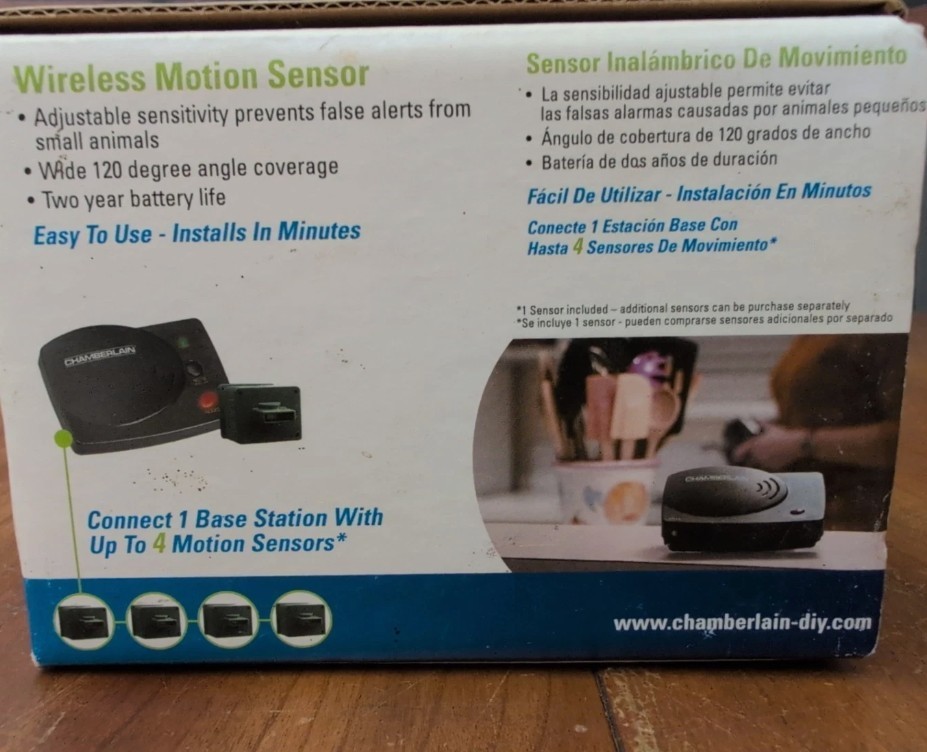 Chamberlain Wireless Pedestrian & Vehicle Sensor PIR2300R Open Box
