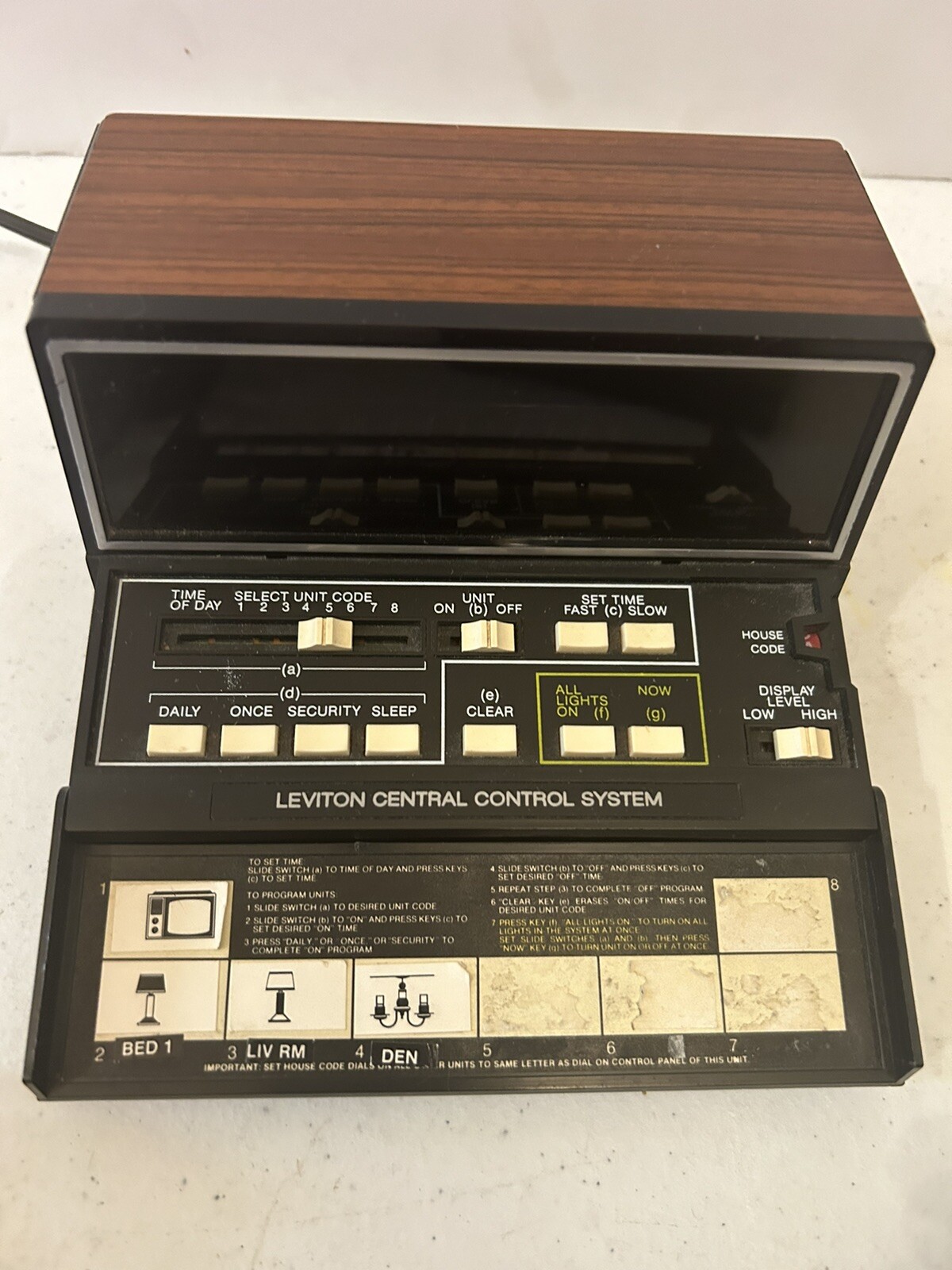 Leviton X10 Home Central Control System Lot of Various Items Including Manual