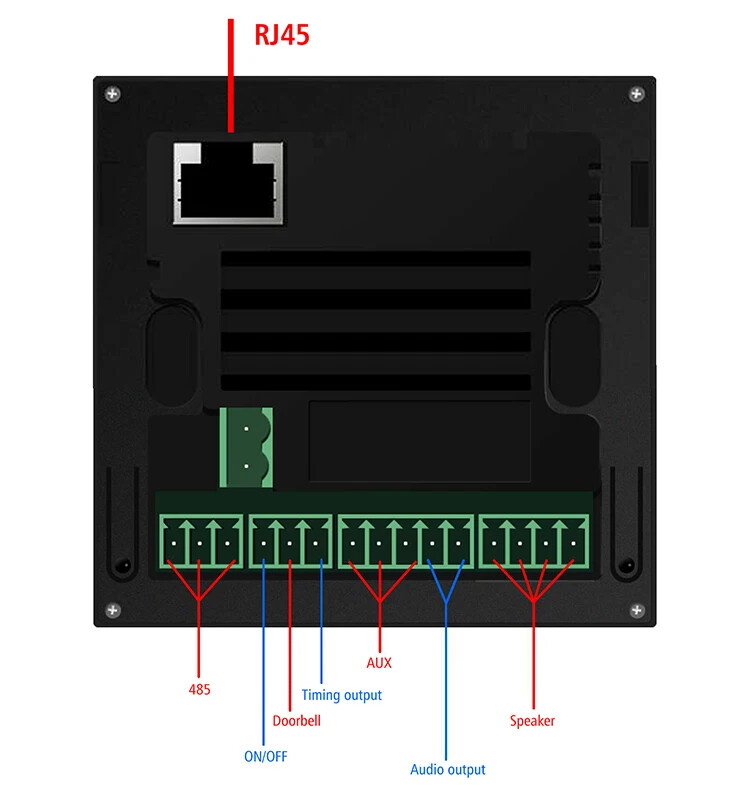 4 Inch Touch Panel in Wall LCD WIFI Smart Switch for Smart Home with Tuya App