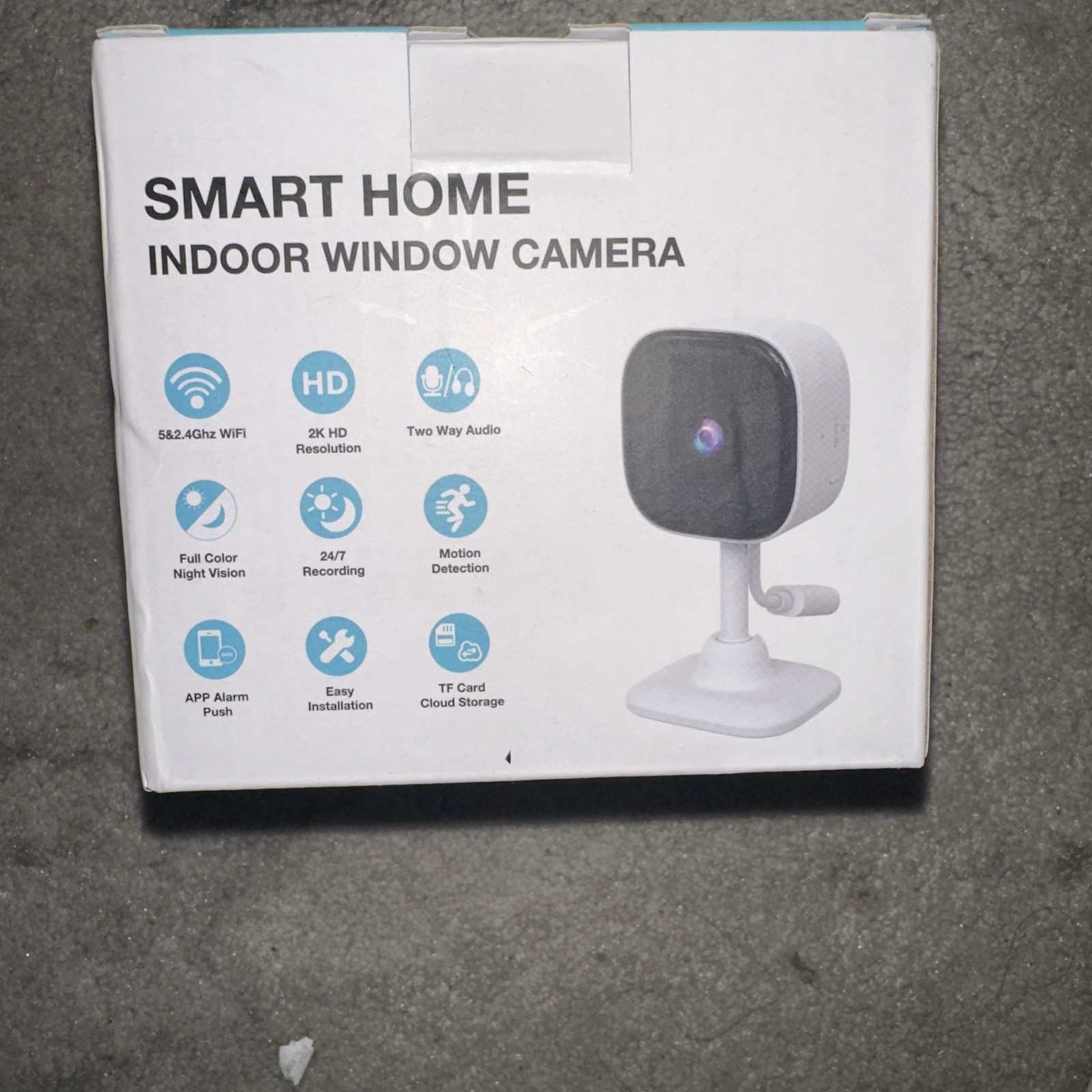 Smart Home Indoor Window Camera Mnigt Visión Full Color 4g -128 G