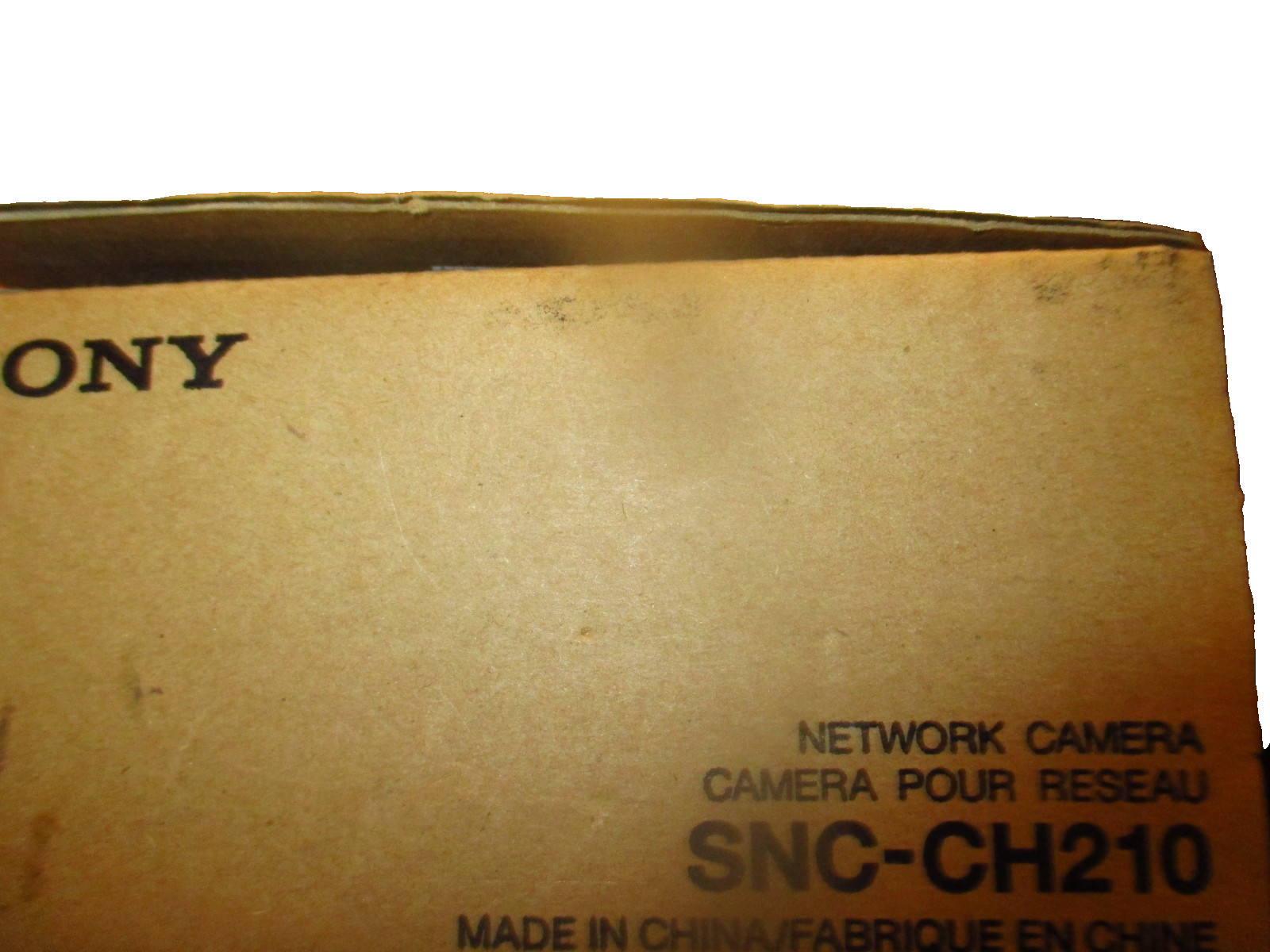 SONY SNC-CH210 1080p HD IPELA Fixed Network Camera 30 fps black