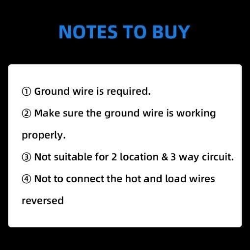 Single Pole Motion Sensor Switch – Infrared Technology, Easy Installation, White