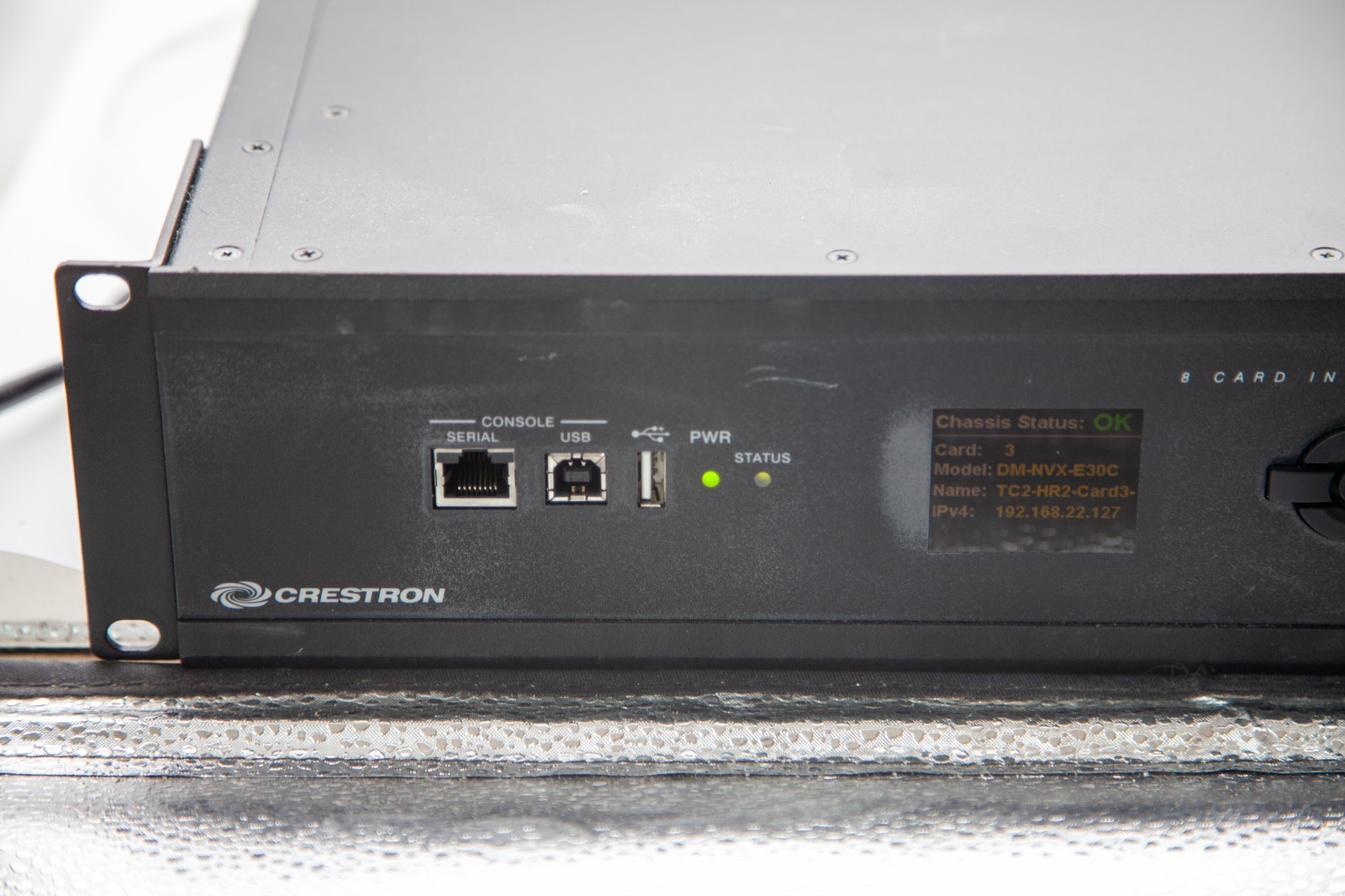 Crestron DMF-CI-8 DigitalMedia Card Chassis for DM-NVX-C & DMCF – Chassis ONLY