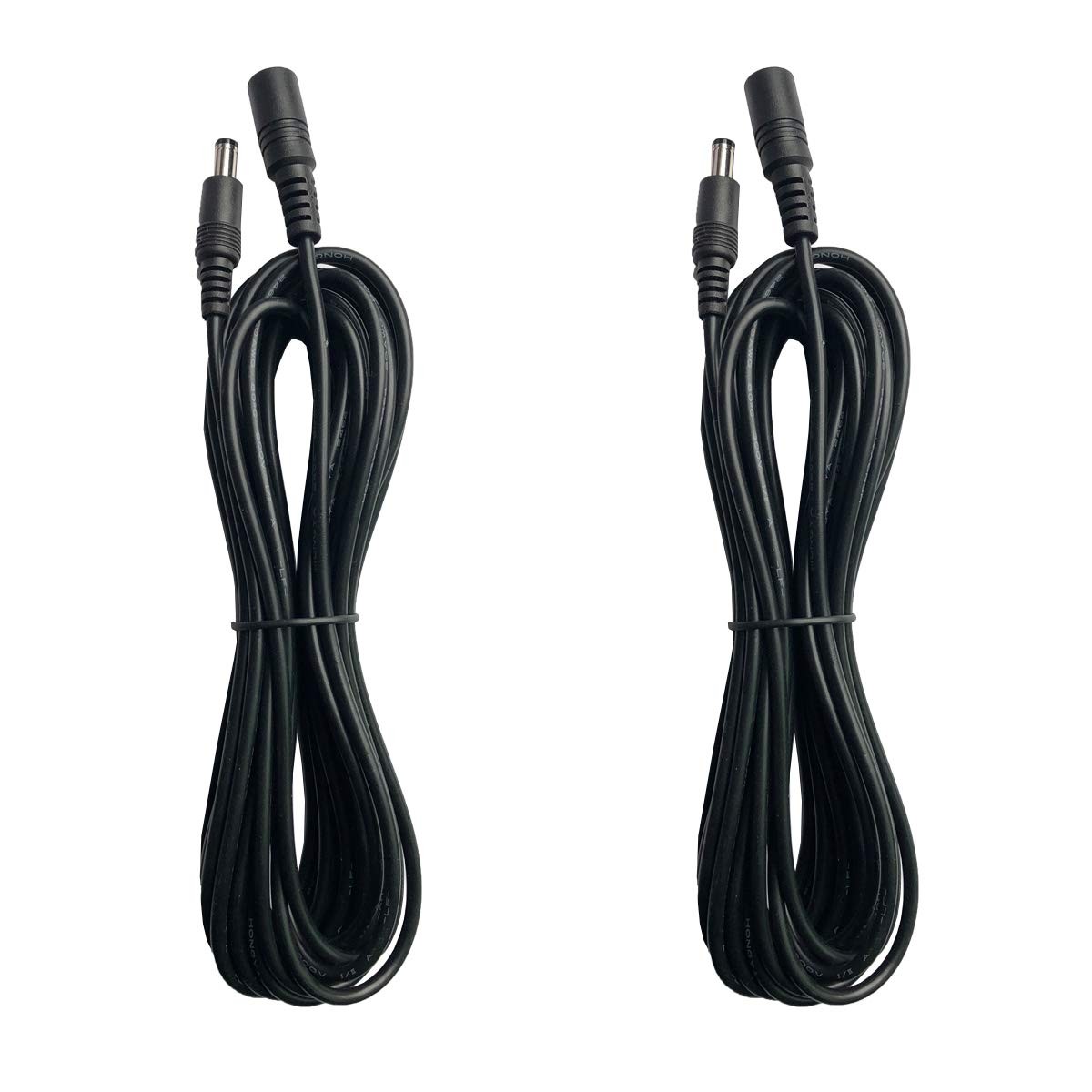 DC 12V Power Extension Cord Cable 15ft (5m) 2.1mm x 5.5mm Power Adapter Suppl…