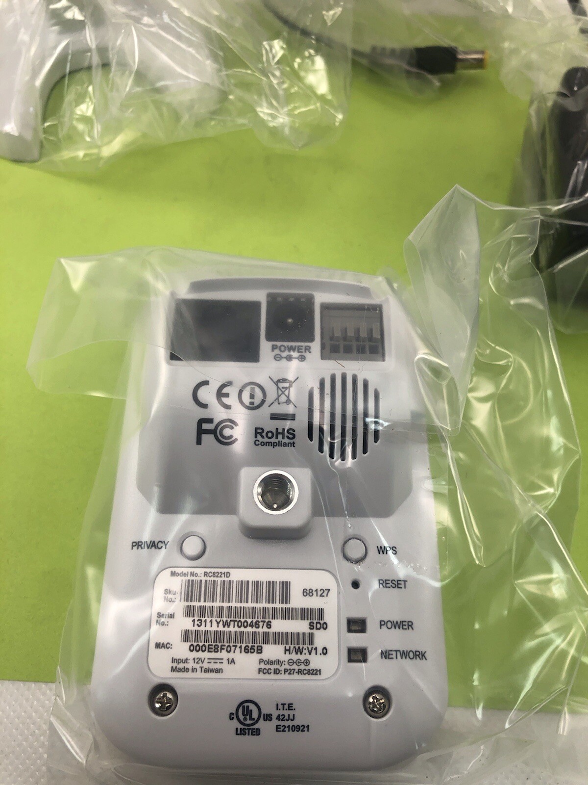 Digital IP Indoor DLS Wireless HD Security Camera RC8221 *New* SKU 68127