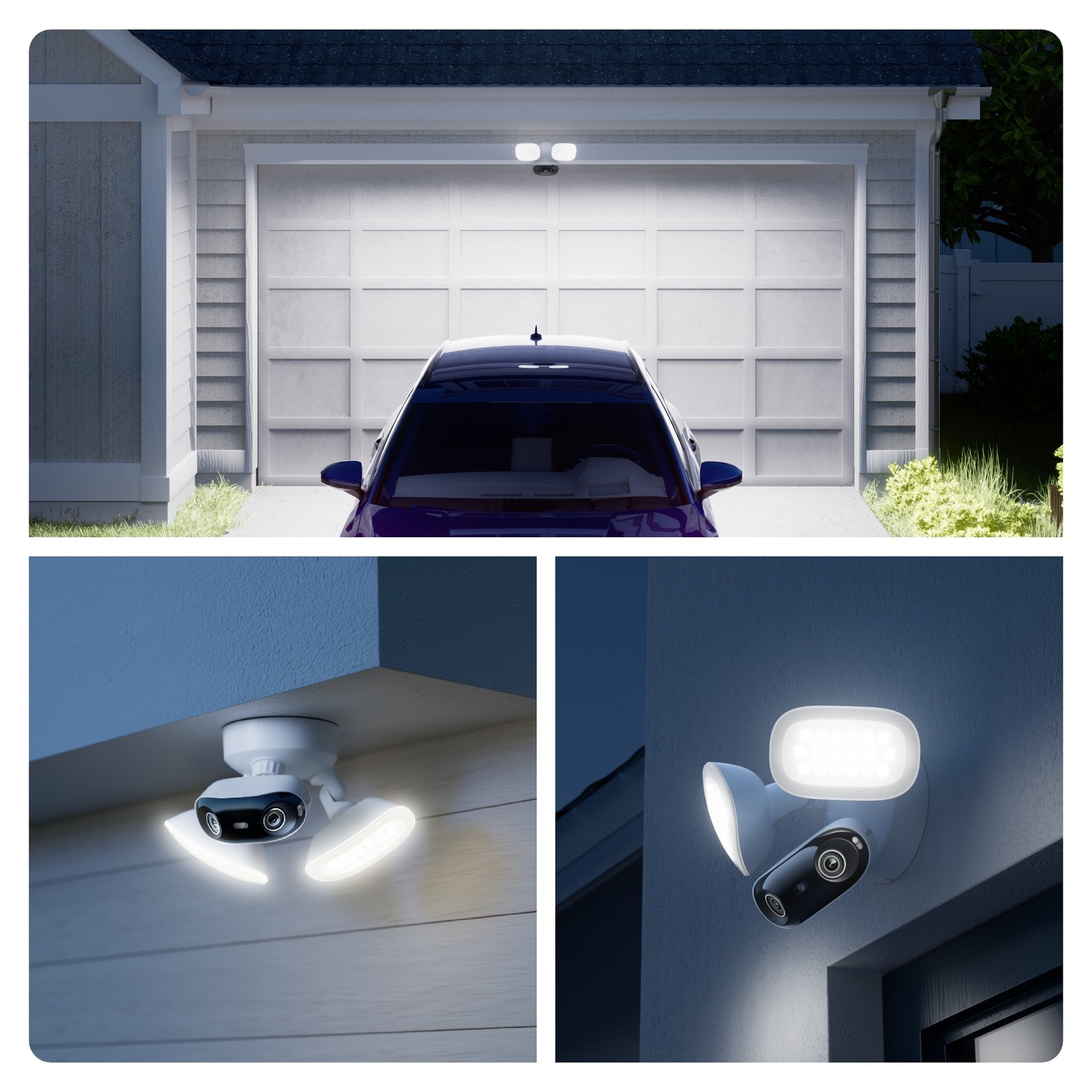 Reolink Elite Pro Floodlight PoE 16MP Dual-lens Floodlight Camera 180° Panorama