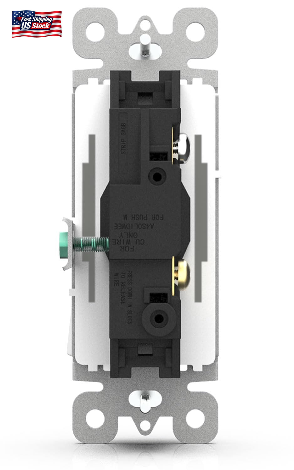 4Pack SOZULAMP Illuminated Light Switch-Esay to Install,No Neutral Wire,Single-P