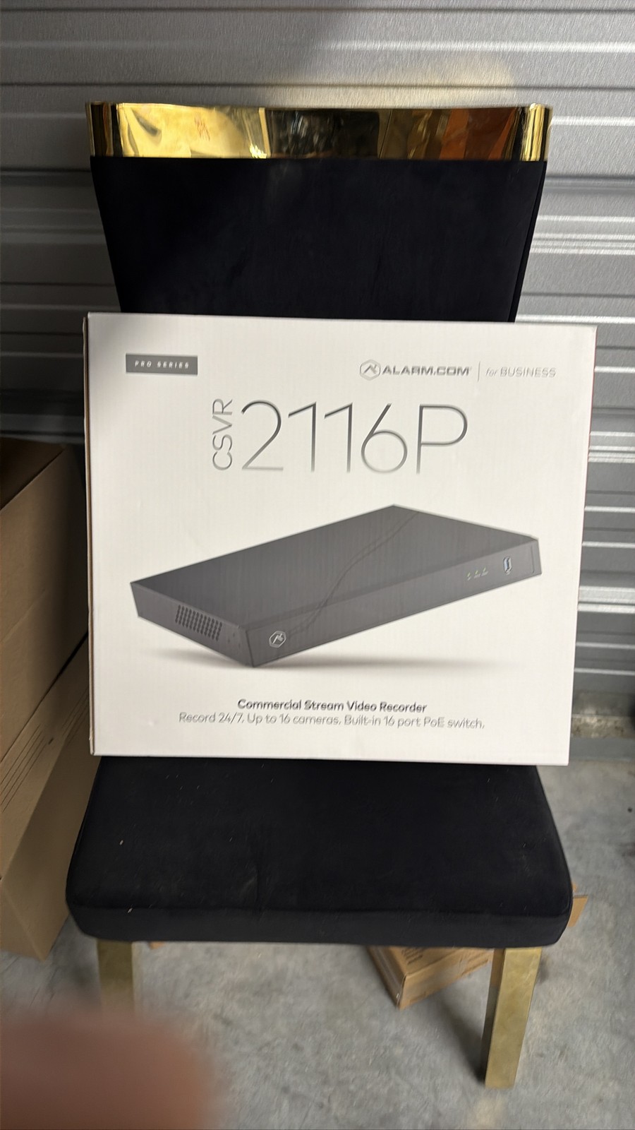 Alarm.com CSVR2116P 16-Channel Commercial Stream Video Recorder PoE NVR