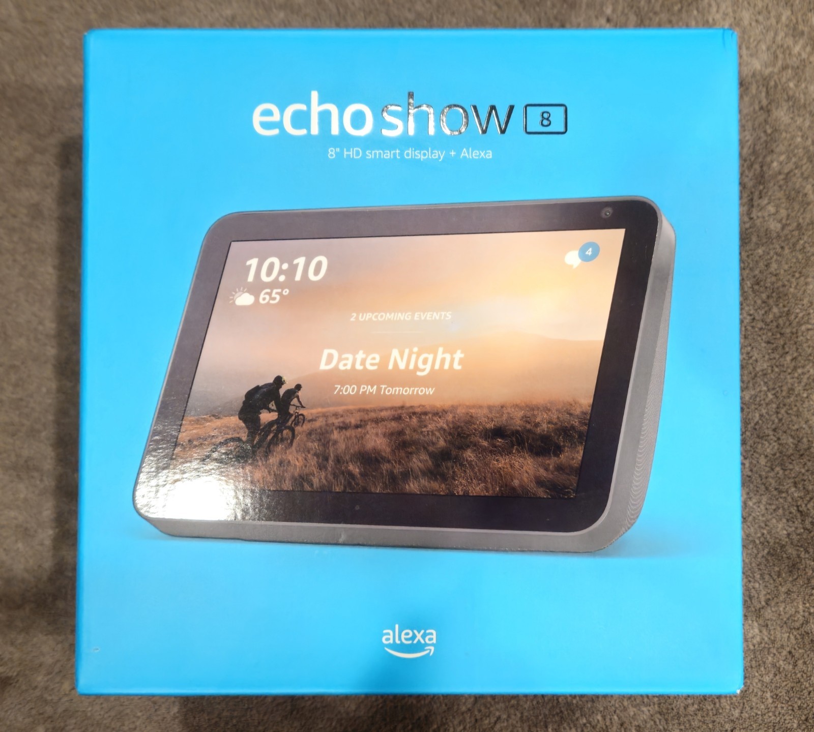 Amazon Echo Show 8 1st Generation Alexa Charcoal Smart Speaker