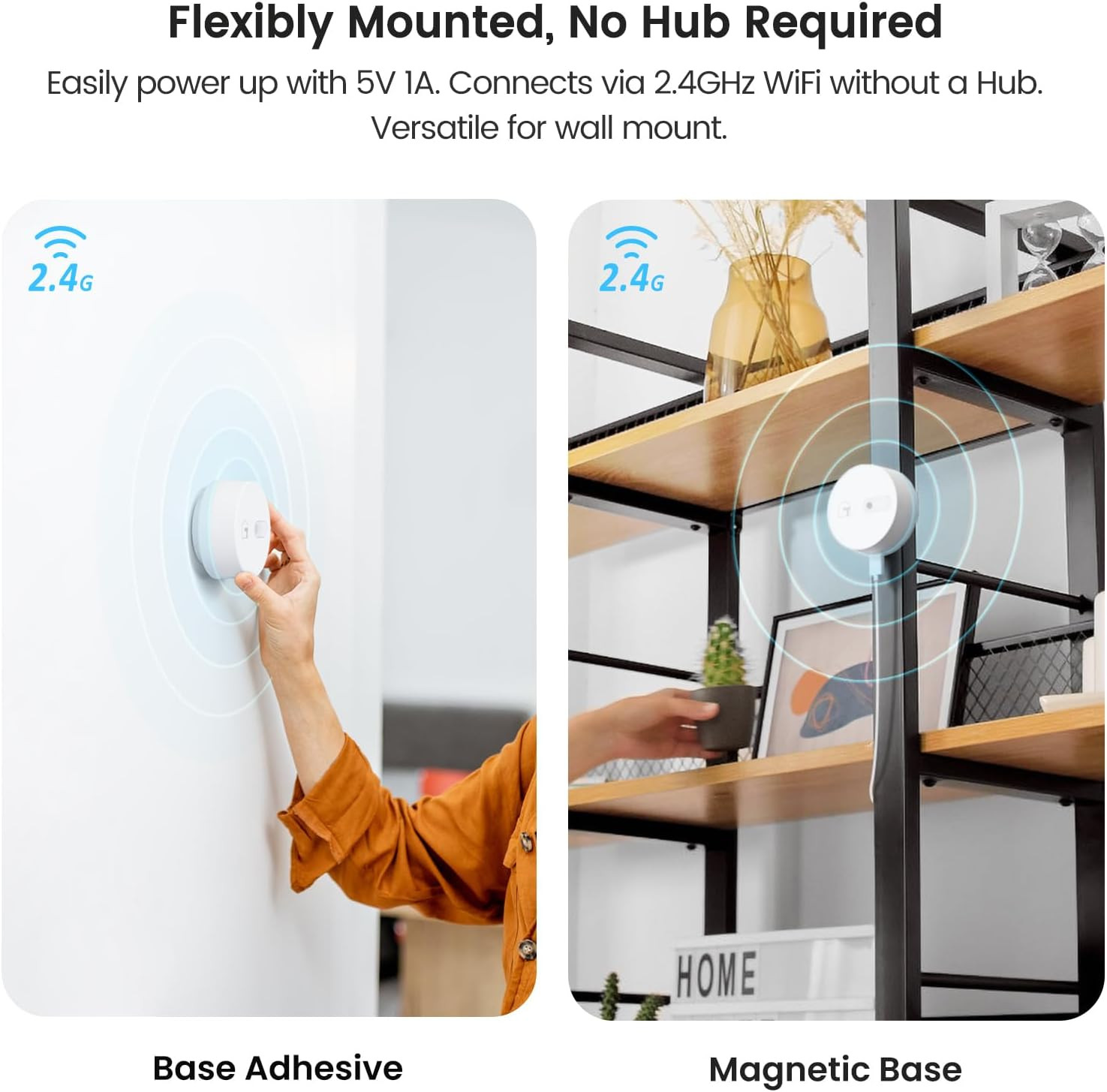 TREATLIFE Wifi Presence Sensor 1 Pack, 24G Mmwave Radar Smart Motion Sensor Wire