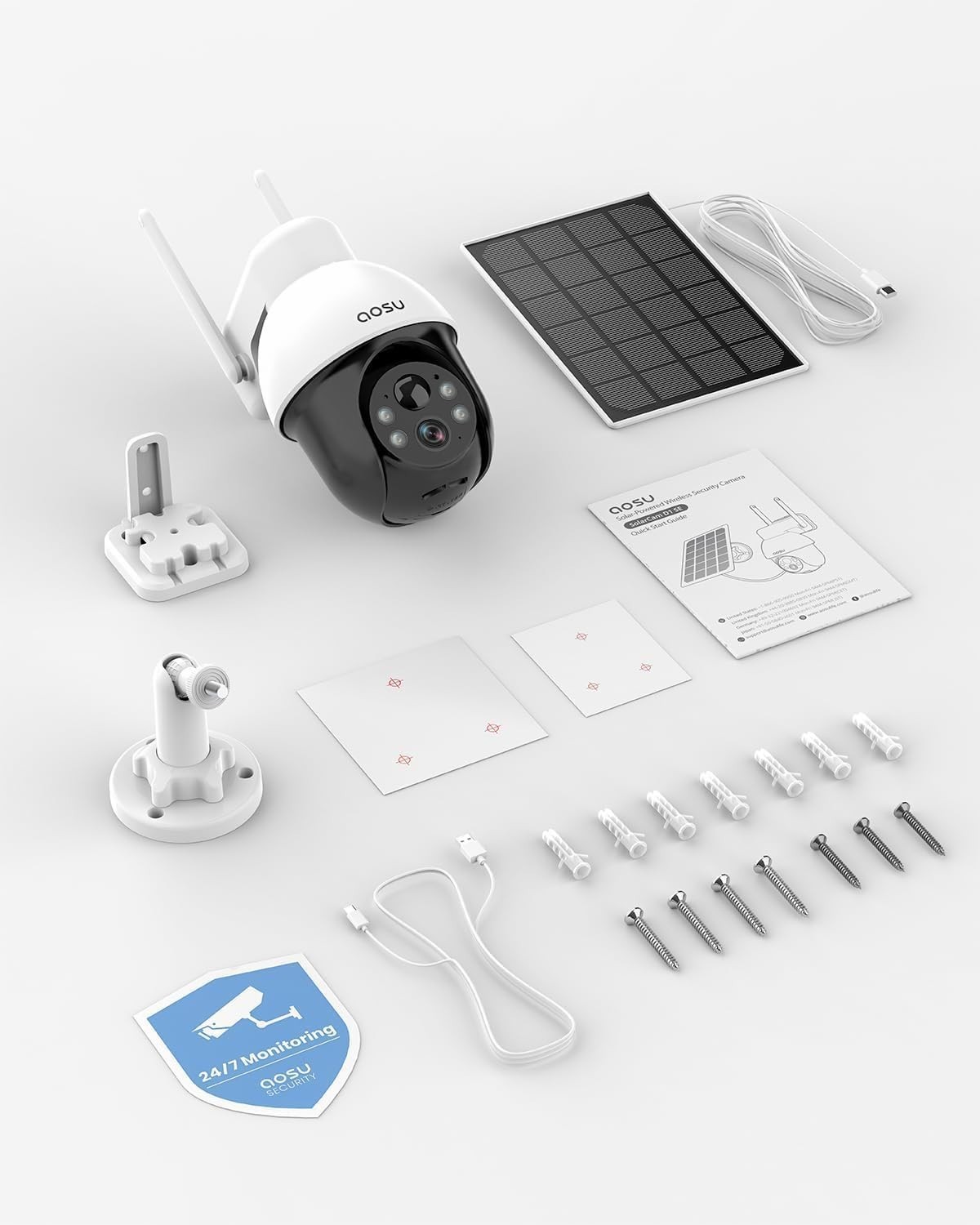 SolarCam D1 SE Solar Security Camera 3K PTZ Wireless Outdoor AI Human Detection