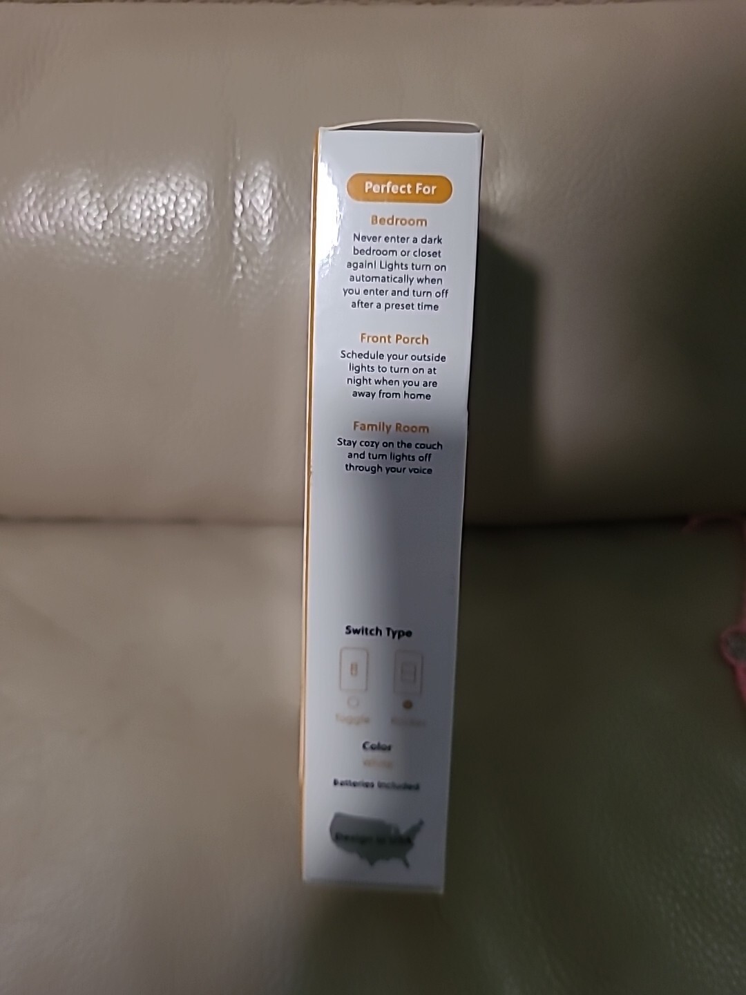 SimplySmartHome Snap-On Smart Light Switch That Listens,Voice,switchmate RSM003W