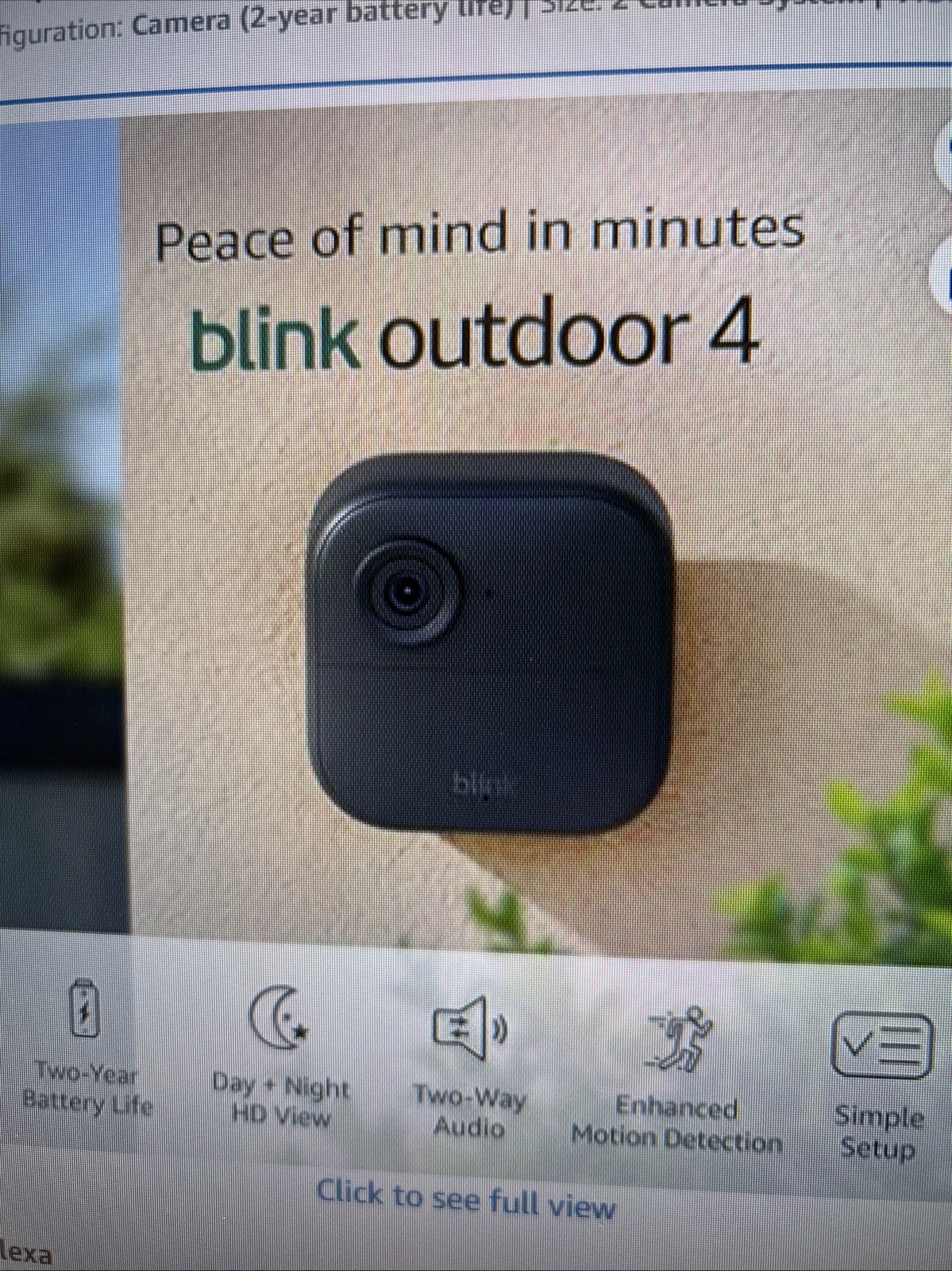 Blink Outdoor 4 XR Two Camera System w/Sync Module New Factory 2 Camera