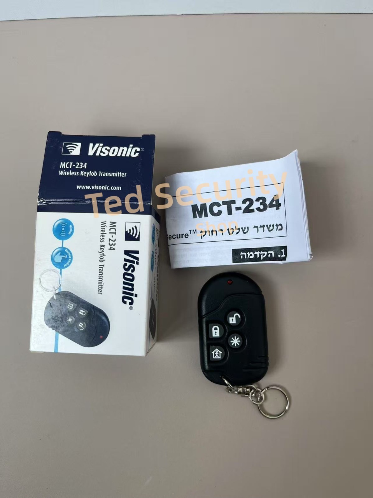 VISONIC One-way Keyfob MCT-234 for PowerMax Systems 433.9Mhz Remote Control