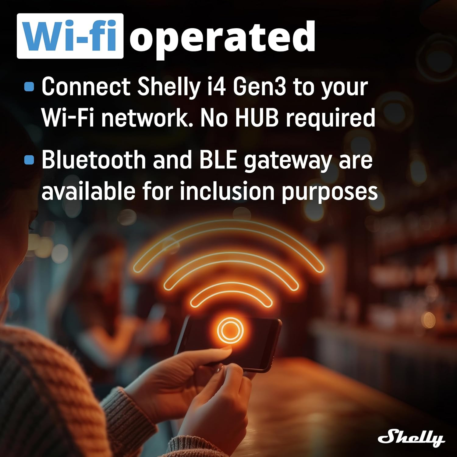 I4 Gen3 | Wifi Smart 4-Digital Inputs Controller of Relays | Home Automation |