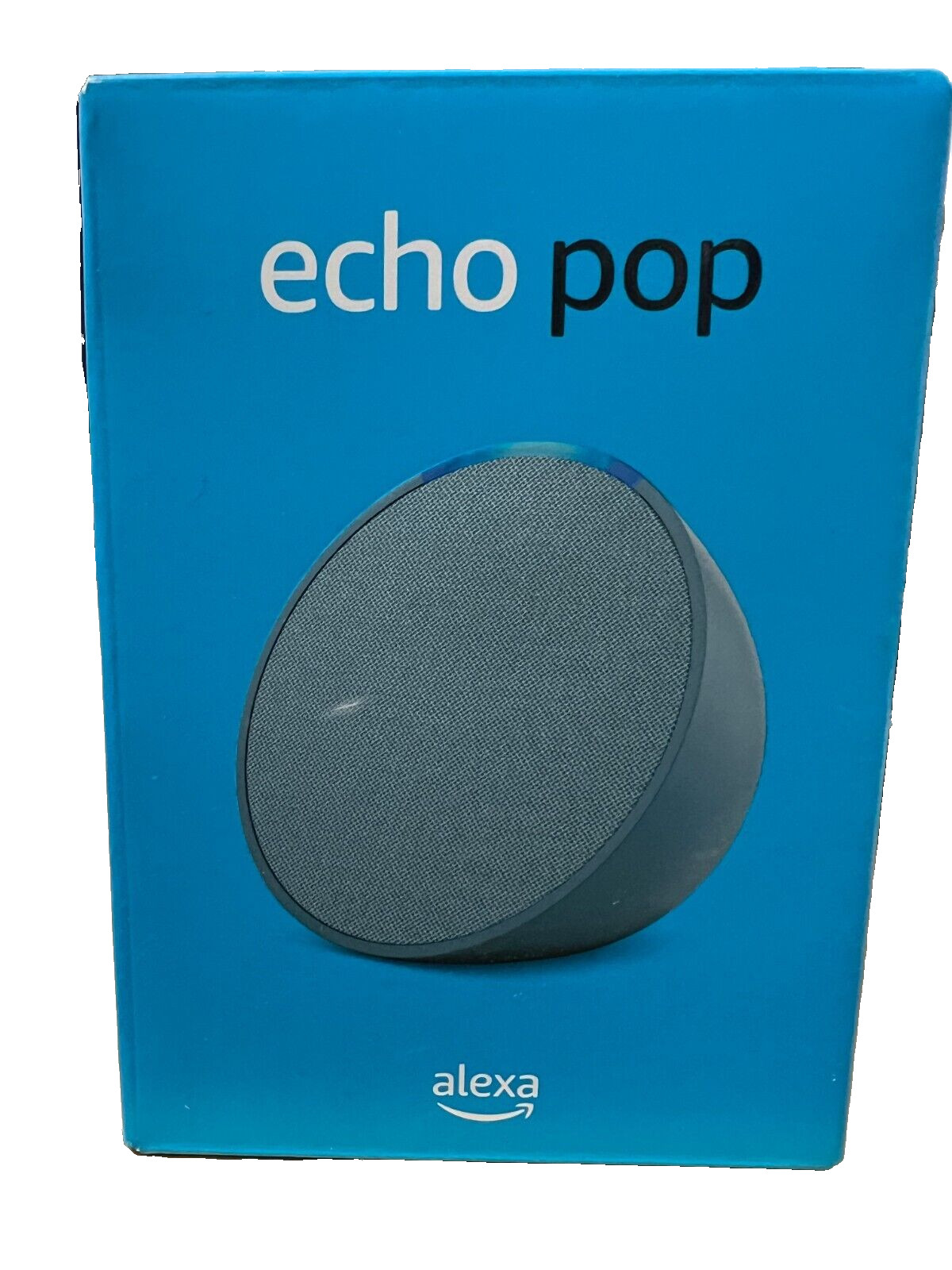 Echo Pop Newest Model Our Smallest Alexa Speaker, Fits in Any Room Midnight teal