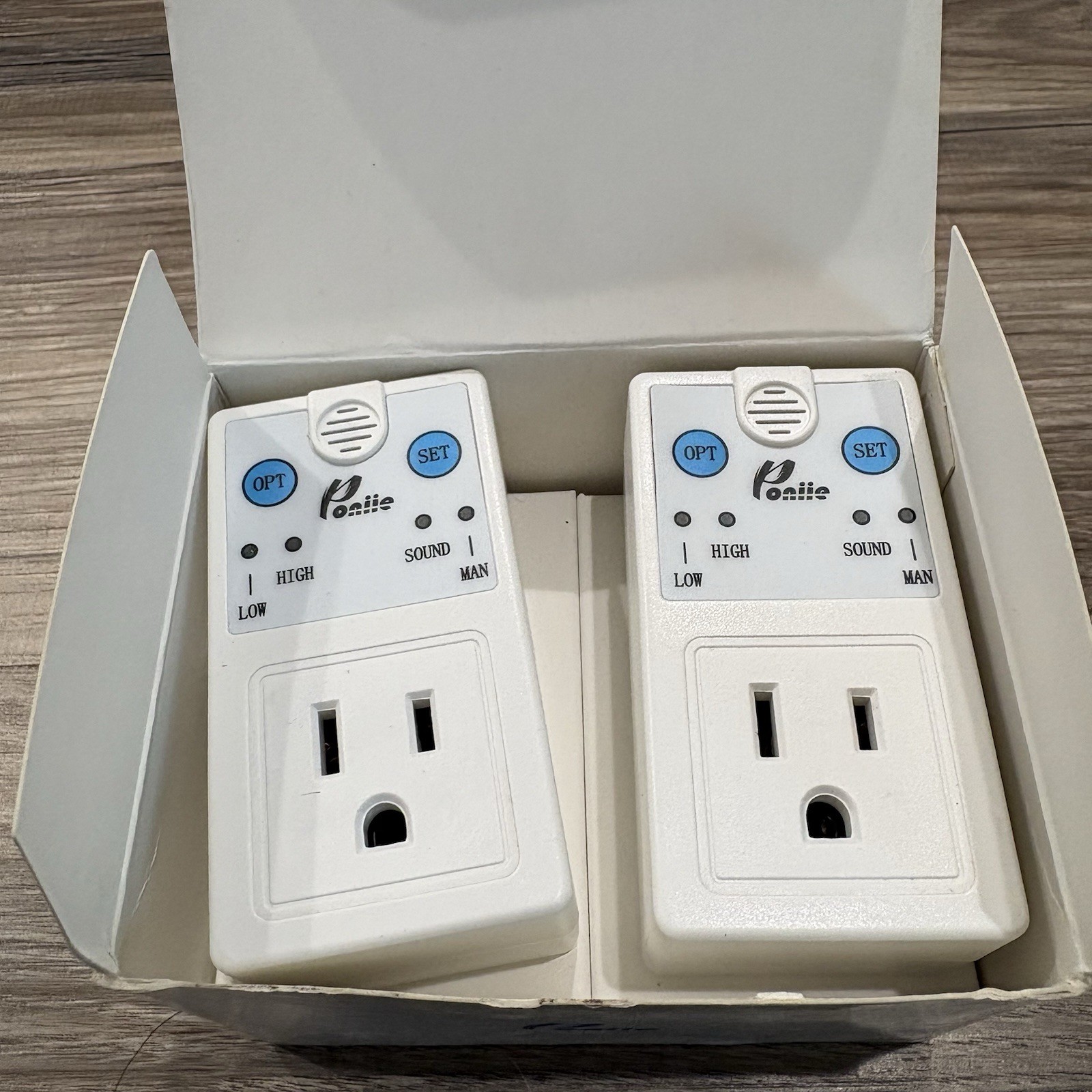 Ponite PN340 Sound Activated Smart Plug, 2 Pack White 110-220V TESTED