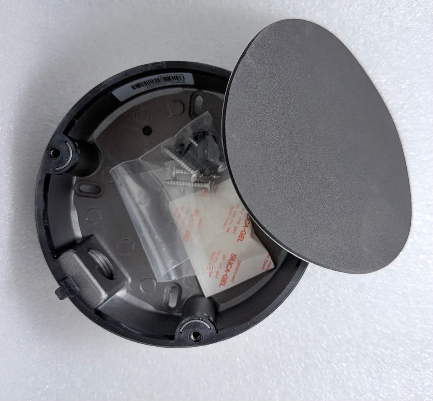 Speco Technologies CVCJBD Small Round Junction Box, Dark Grey (1 unit)