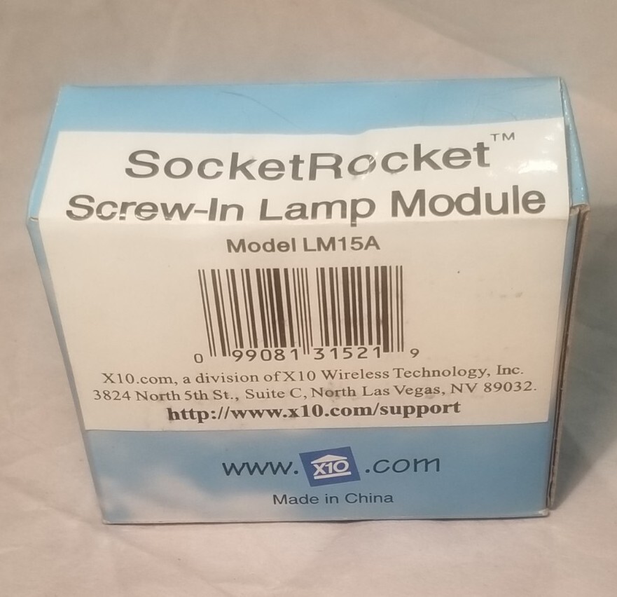 X10 X-10 Screw-In Lamp Module (Socket-Rocket, LM15A)