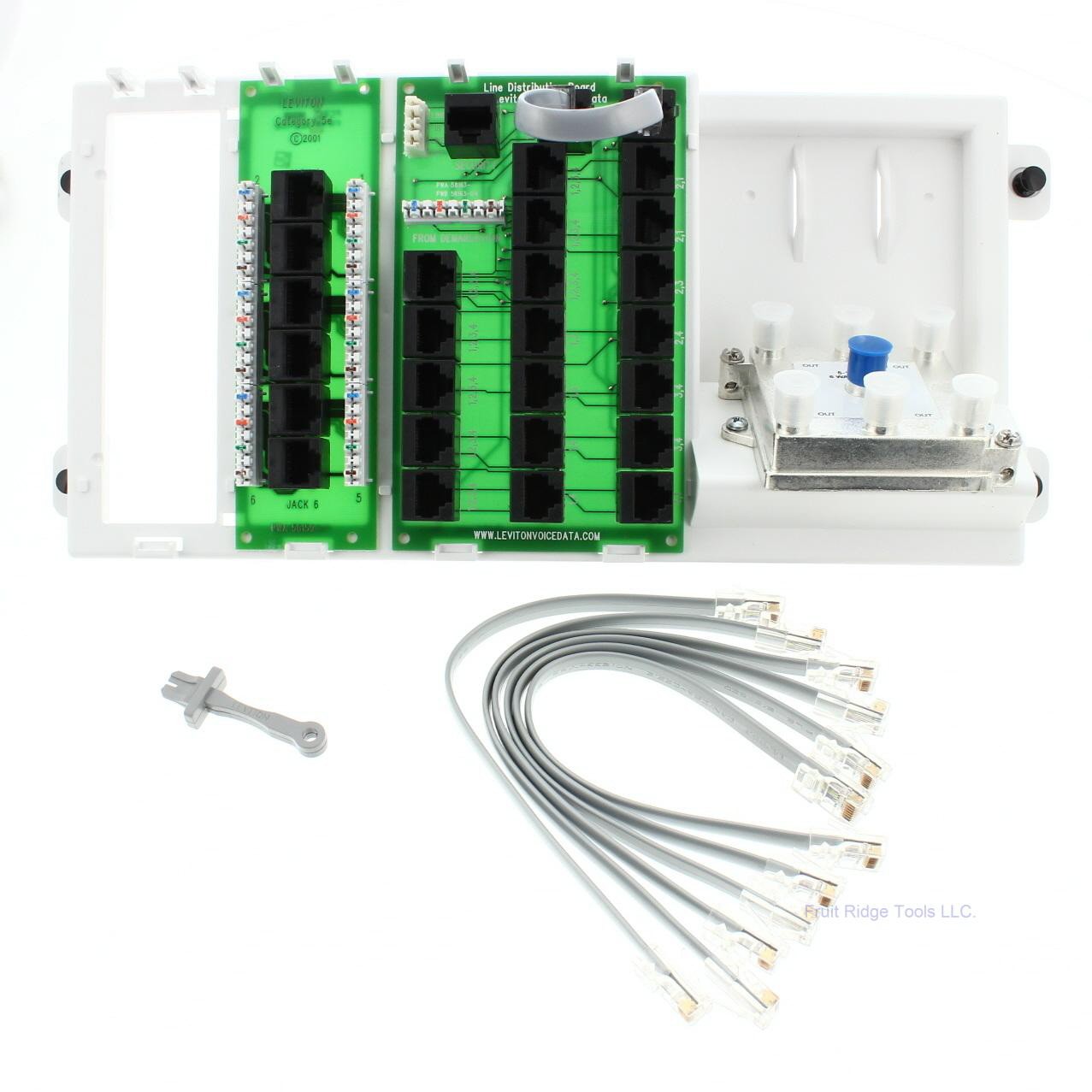 Leviton Structured Media Center SMC Telephone & Cat 5e Video Module 47603-AHT