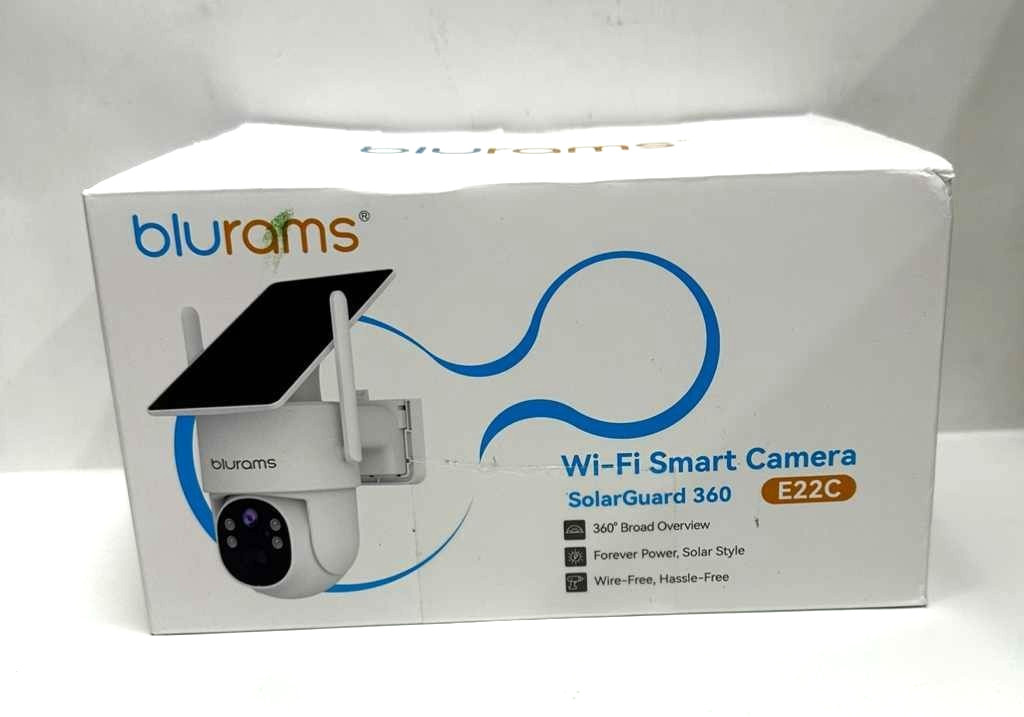 blurams Solar Outdoor Camera Wireless, 360° PTZ Security Cameras Wireless Outdoo