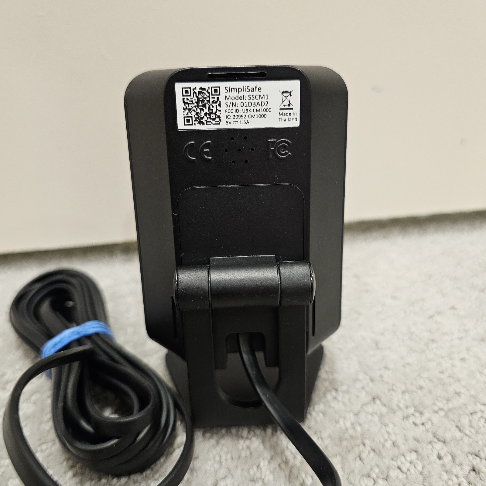 SimpliSafe SimpliCam SSCM1 Indoor Security Video Camera PARTS REPAIR ONLY
