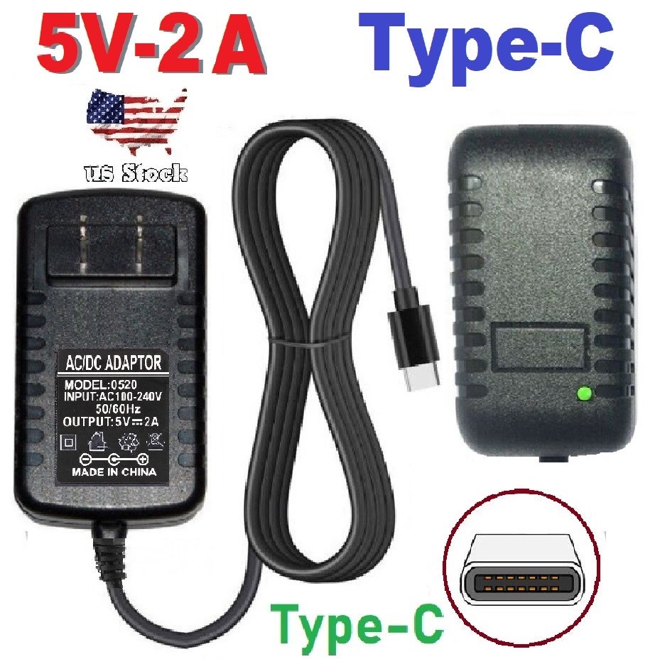 AC DC 5V 2A Wall charger – [Type-C] Home Wall Travel AC Charger For Cell Phone