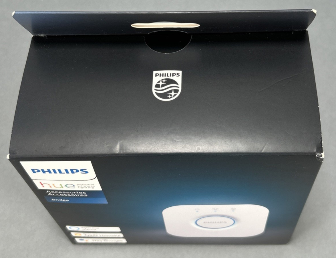 Philips Hue Bridge 458471 – Wireless Lighting System Central Control Unit – BNIB