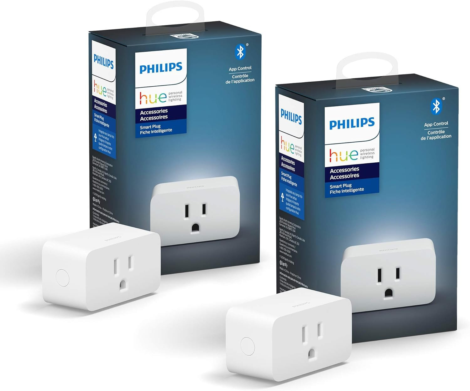 Philips Hue Smart Plug, White – 2 Pack – Turns Any Light into a Smart Light – Co
