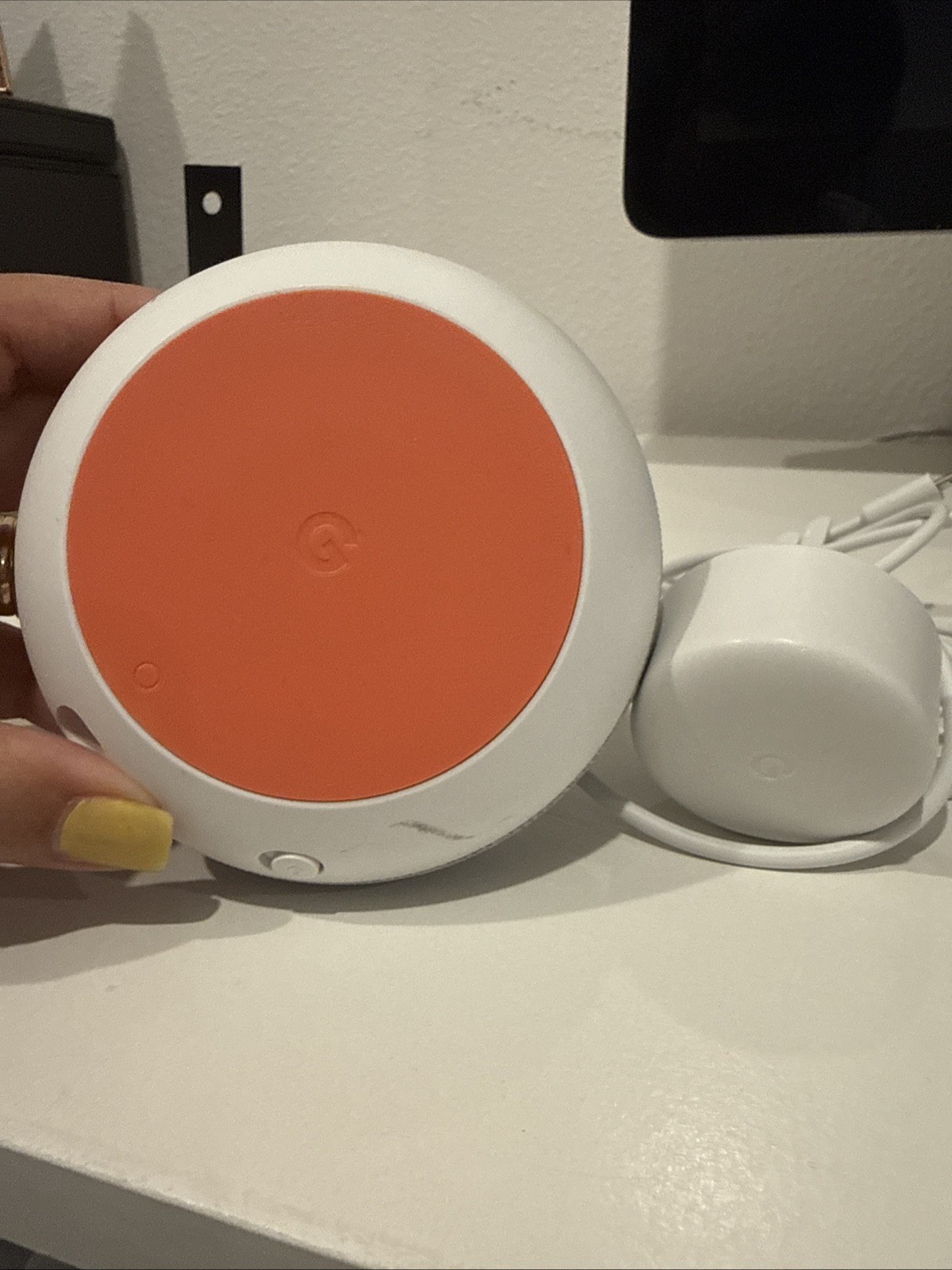Google Nest Home Mini 1st Generation H0A Smart Assistant Speaker & Power Cord