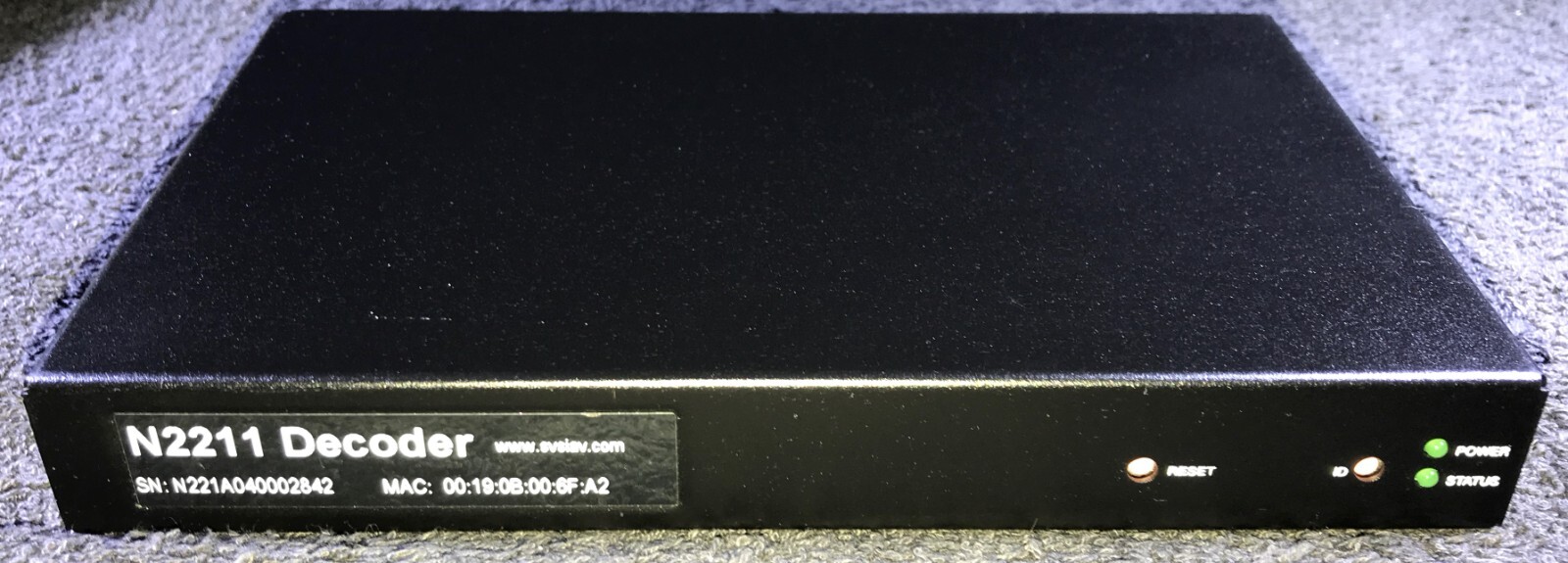 AMX SVSi N2211 N-Series, JPEG 2000 Digital Cinema Grade Video over IP Decoder